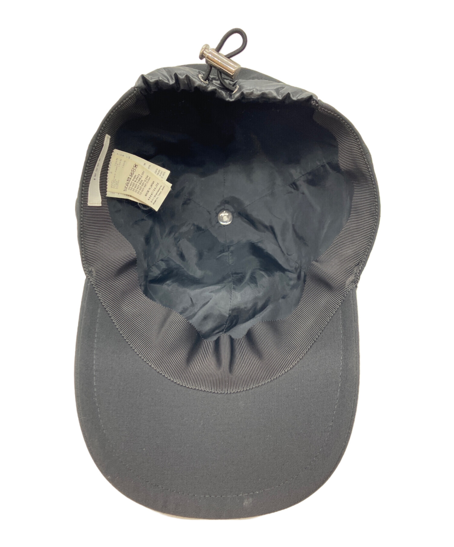 中古・古着通販】sacai (サカイ) Suiting Drawstring Cap ブラック