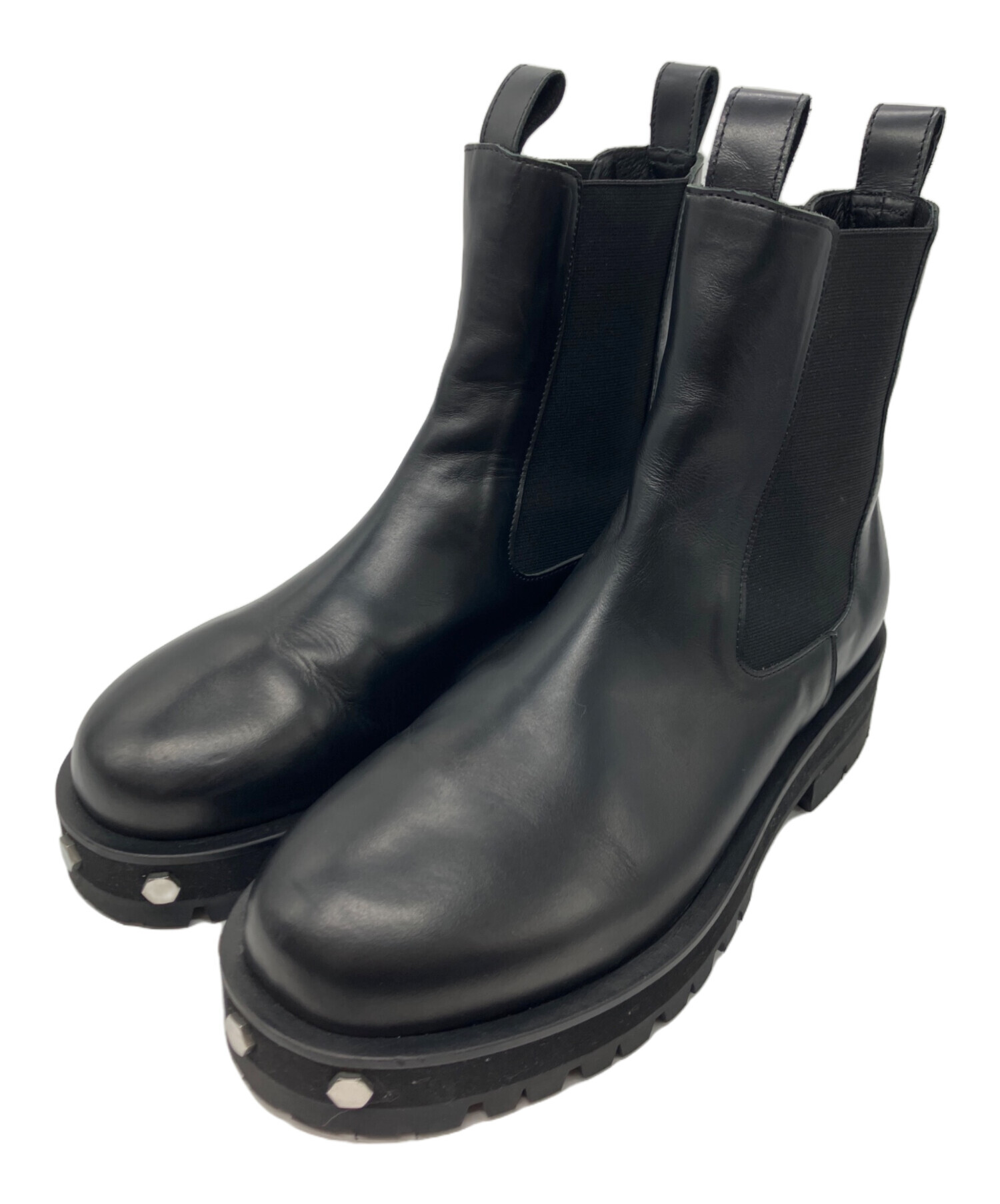 g*n様 OUAT SPACE BOOTS サイズ 39 中古・古着通販】OUAT (オーユーエーティー) SPACE BOOTS ブラック