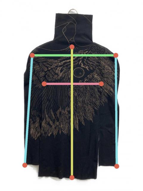 中古・古着通販】ISSEY MIYAKE (イッセイミヤケ) 総柄刺繍ハイネック