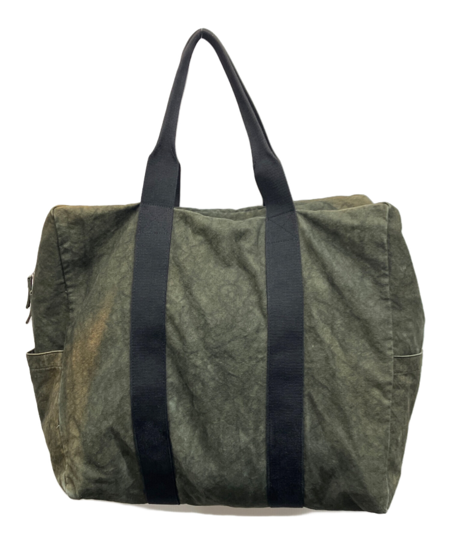 中古・古着通販】stussy (ステューシー) CANVAS FLIGHT BAG オリーブ