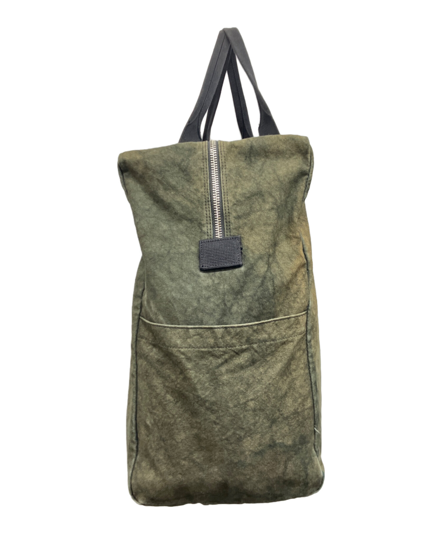 中古・古着通販】stussy (ステューシー) CANVAS FLIGHT BAG オリーブ