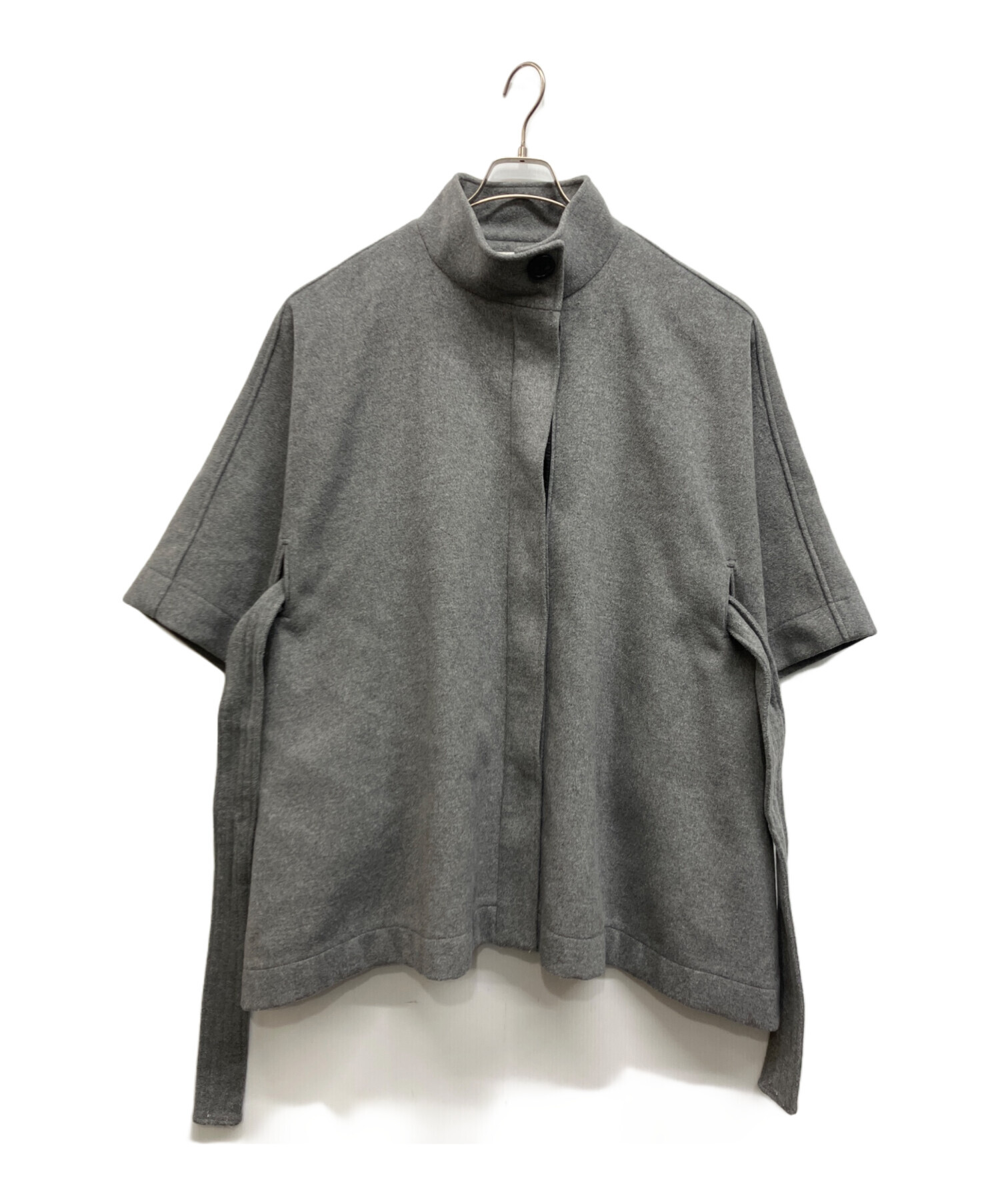 snidel グレー ポンチョコート 中古・古着通販】Snidel (スナイデル) スタンドカラーポンチョコート