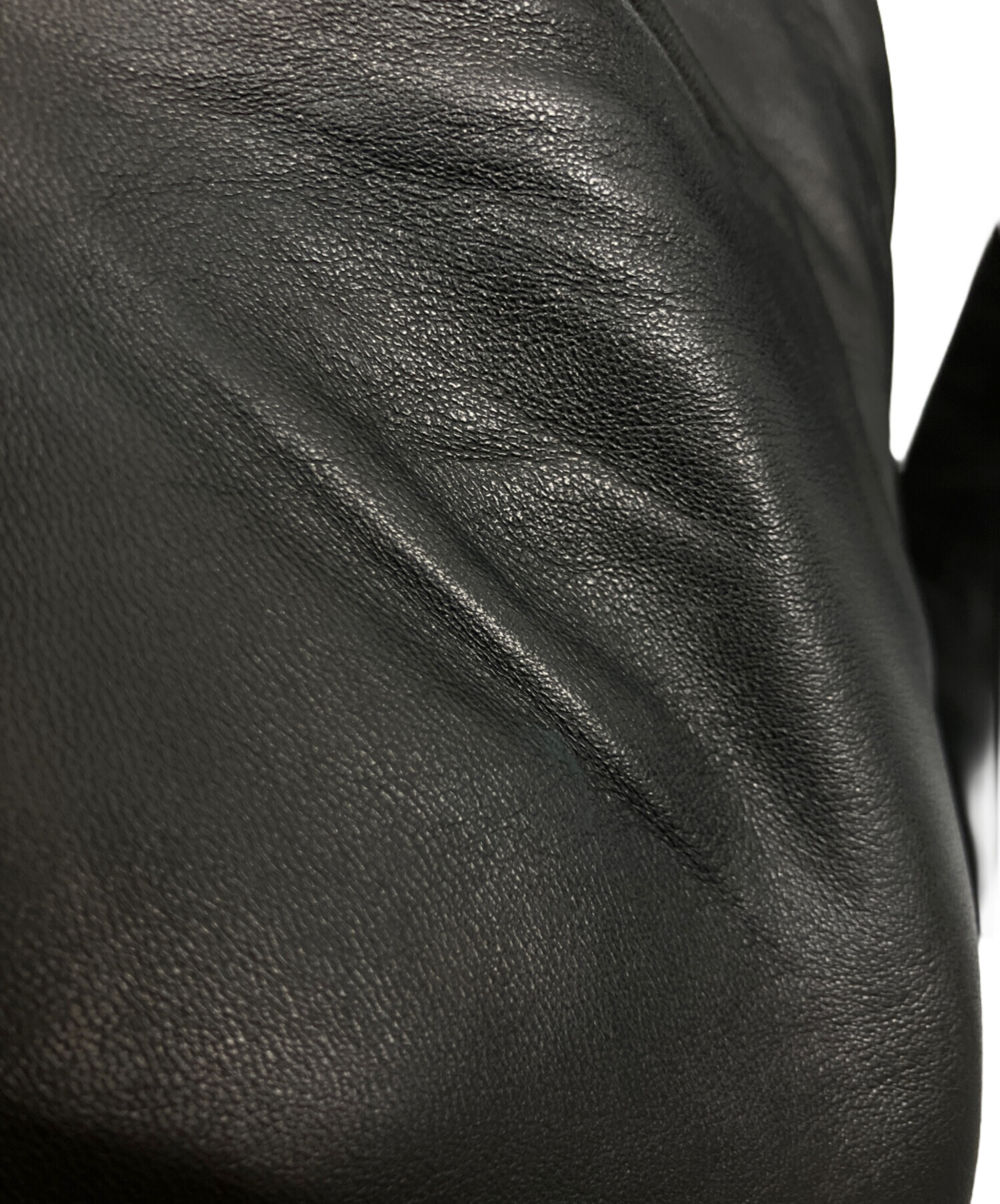 【希少】ラルフローレン　ラムレザー　ストレッチ　パンツ　ブラック　0 中古・古着通販】RALPH LAUREN (ラルフローレン) ラムレザーパンツ