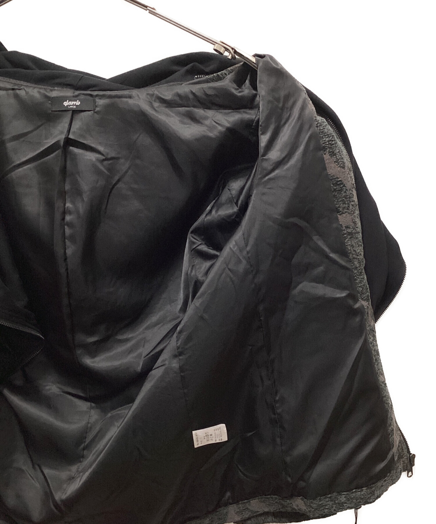 中古・古着通販】glamb (グラム) スタンドレープネックジャケット