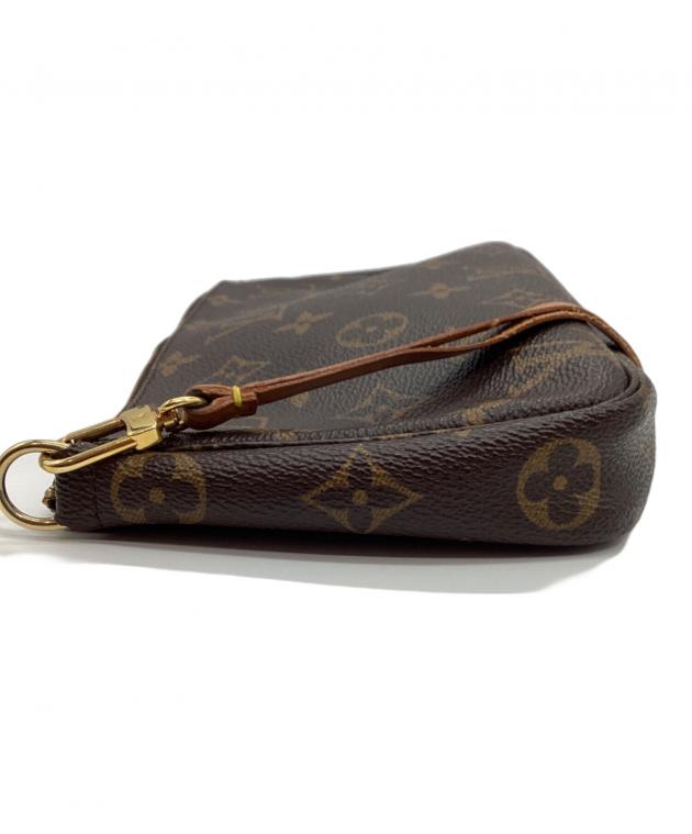 祝*福様 【ヴィンテージ】Louis Vuitton モノグラム ポーチ 中型 中古・古着通販】LOUIS VUITTON (ルイ ヴィトン) ハンドポーチ