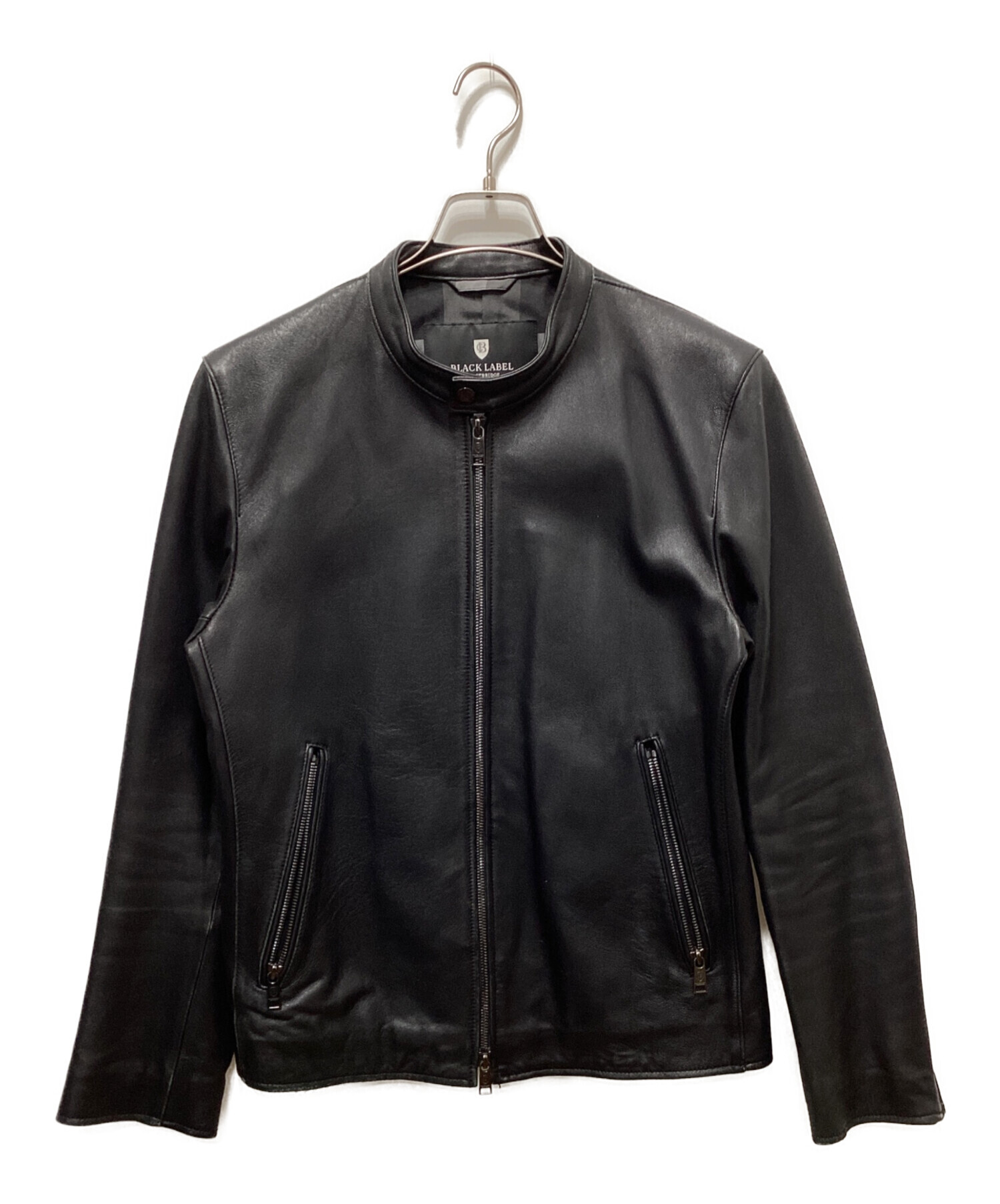 ブラックレーベルクレストブリッジ　バーバリー　ライダース　レザージャケット 中古・古着通販】BLACK LABEL CRESTBRIDGE (ブラックレーベル クレスト