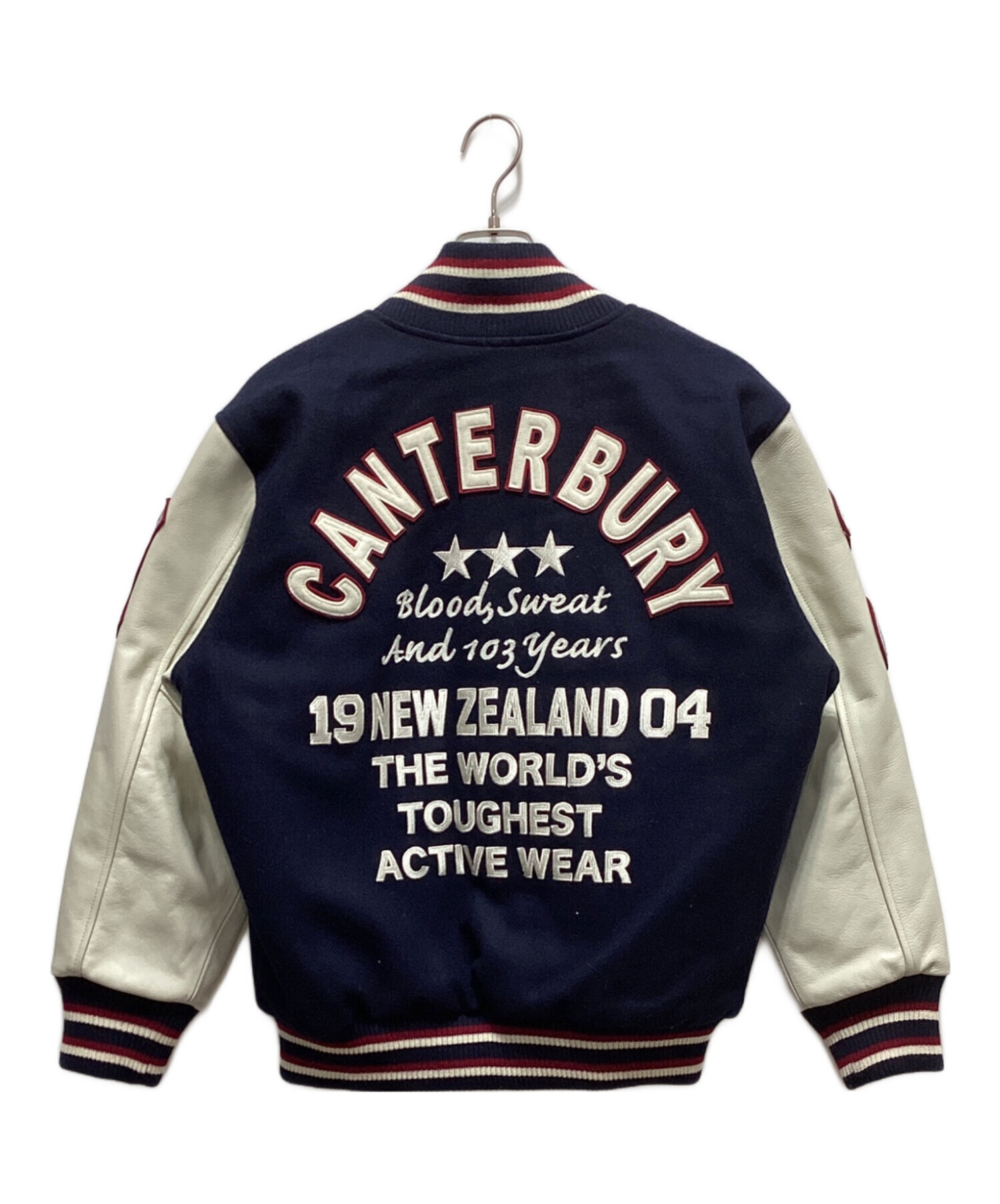 中古・古着通販】CANTERBURY (カンタベリー) レザースタジャン