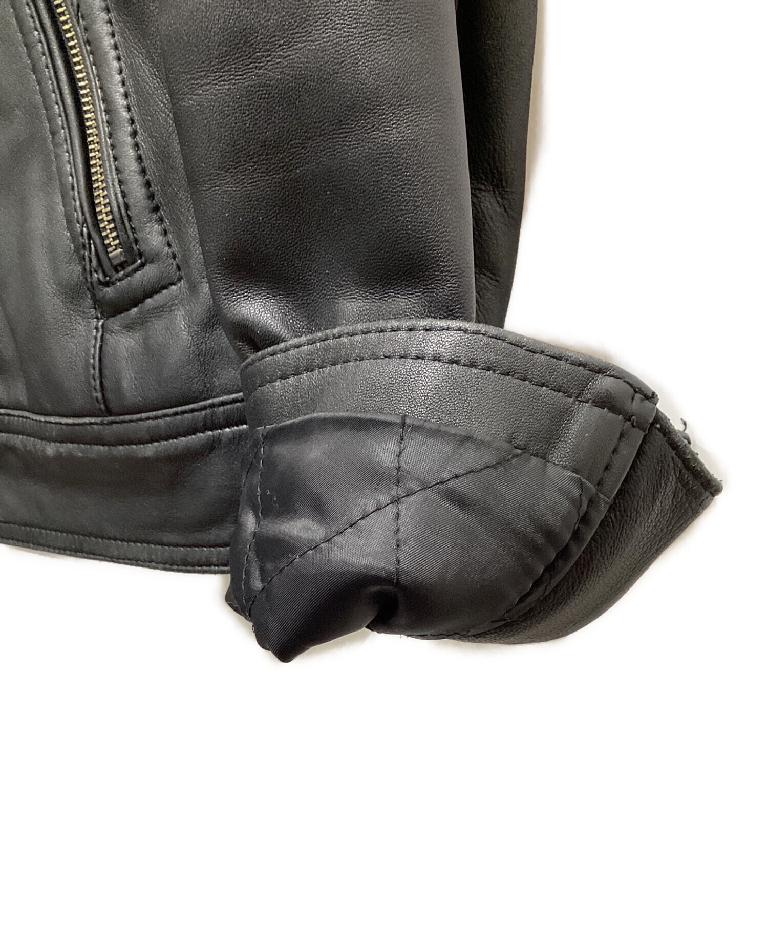 バーバリー　2WAY仕様　ライダースジャケット 中古・古着通販】BURBERRY (バーバリー) シングルライダースジャケット