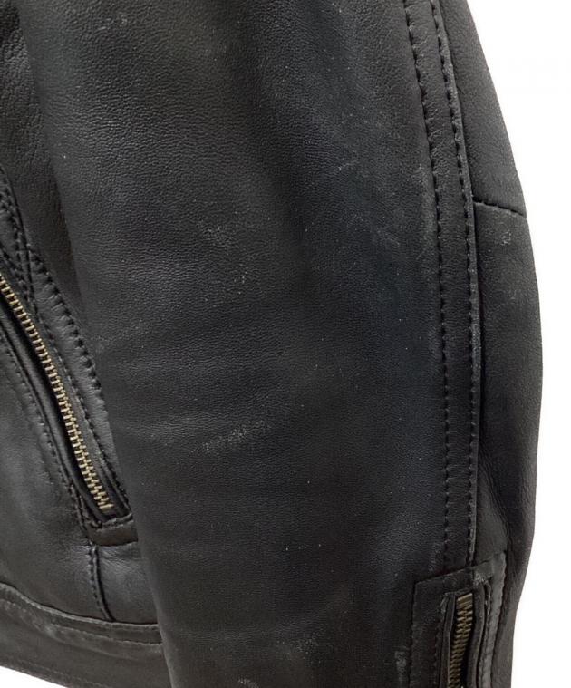 中古・古着通販】BURBERRY (バーバリー) シングルライダースジャケット