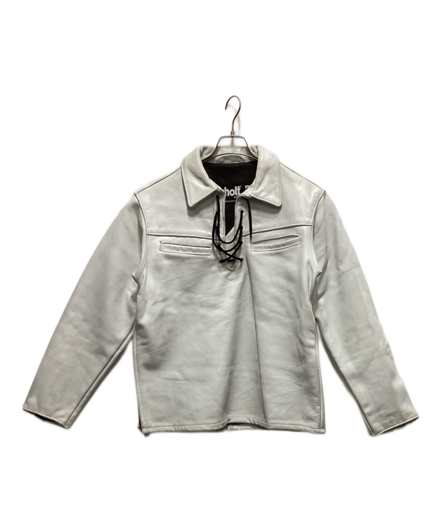 中古・古着通販】Schott (ショット) プルオーバーレザージャケット
