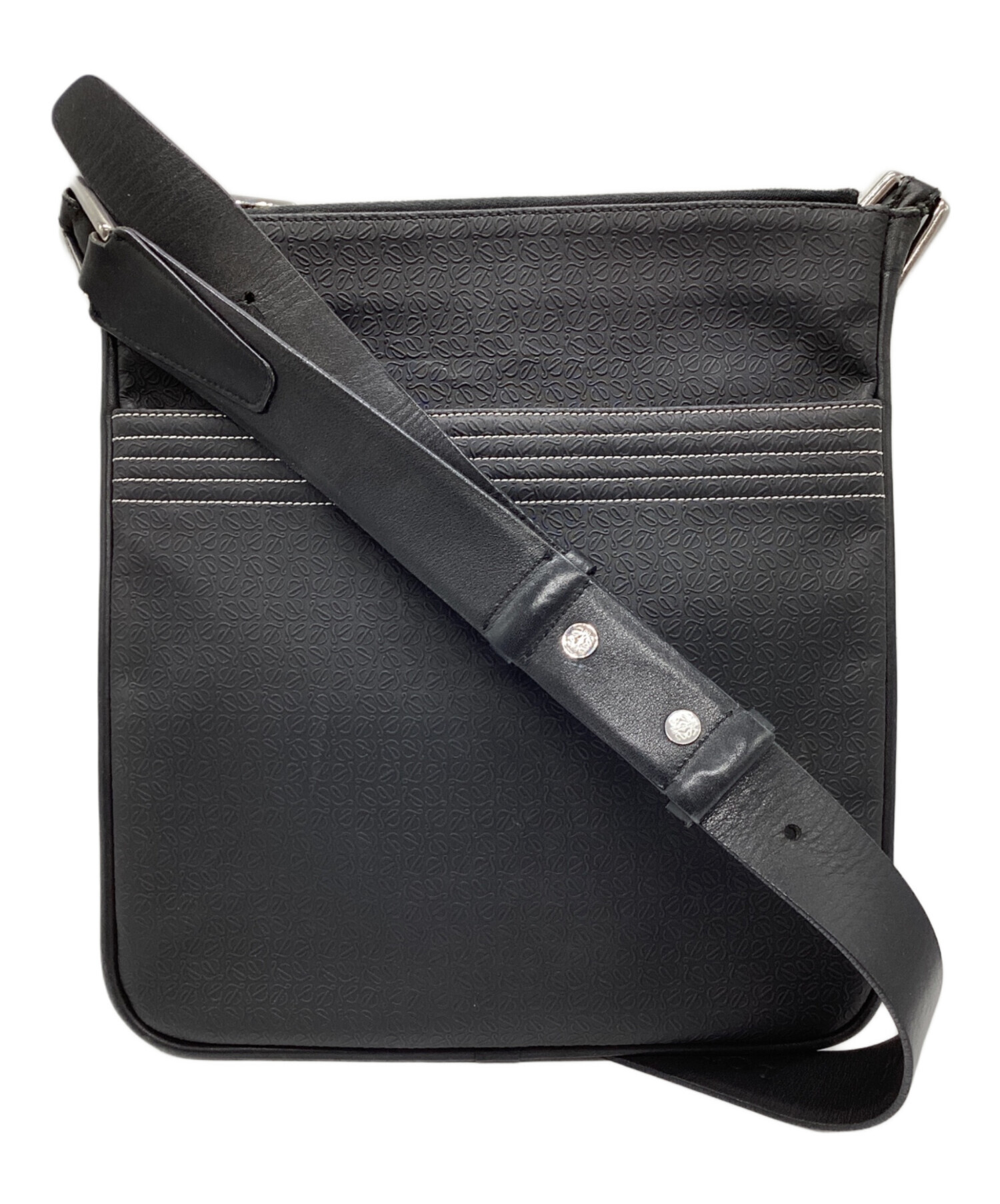 中古・古着通販】LOEWE (ロエベ) リピートアナグラムショルダーバッグ