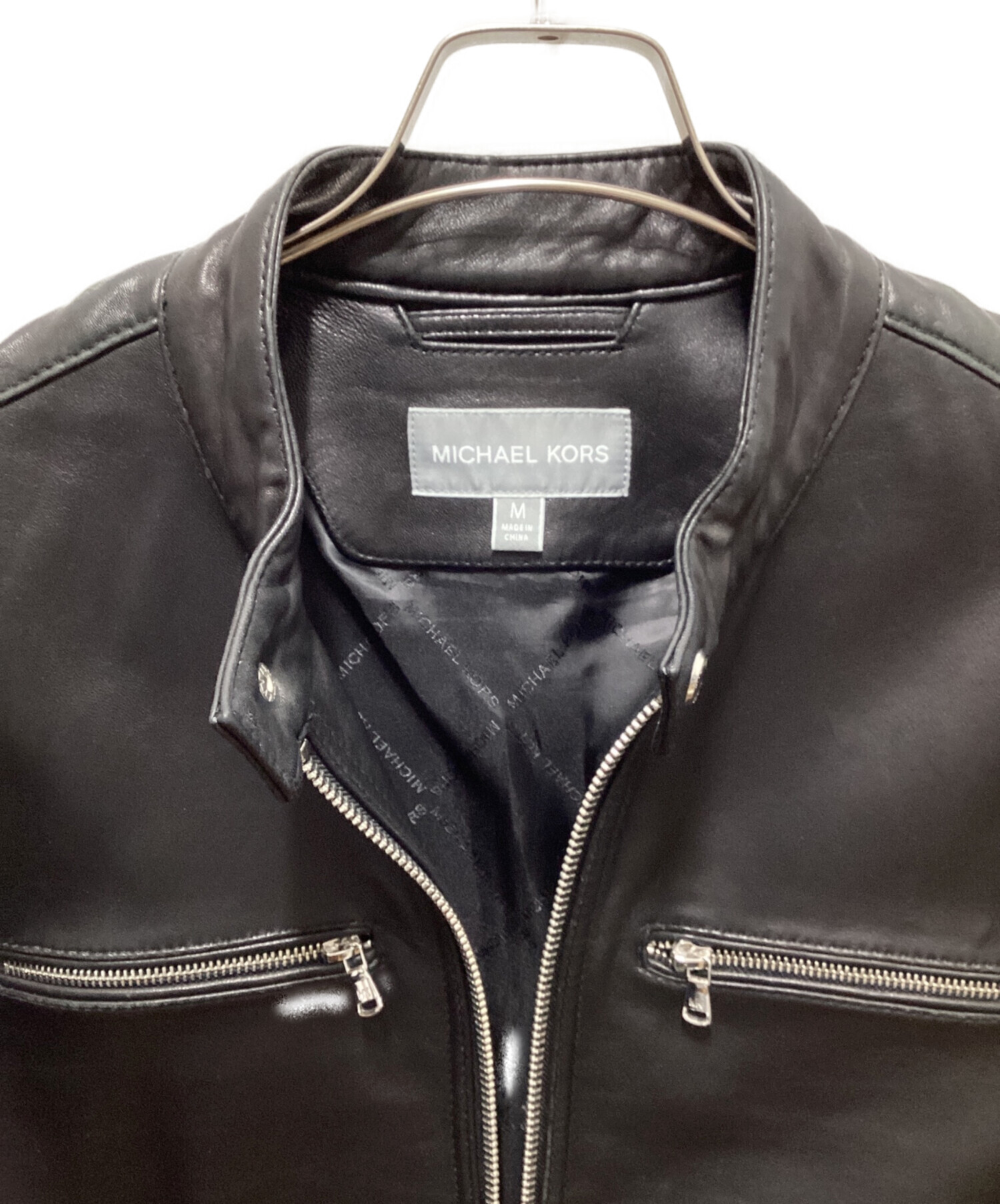 中古・古着通販】MICHAEL KORS (マイケルコース) シングルレザー