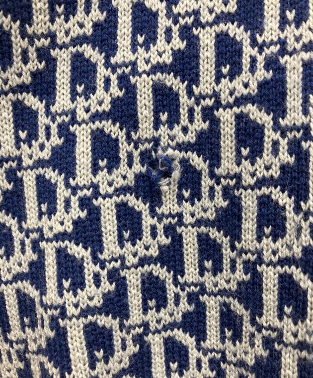 クリスチャンディオール　ベスト　Christian Dior 総柄　ウール　M 中古・古着通販】Christian Dior (クリスチャン ディオール