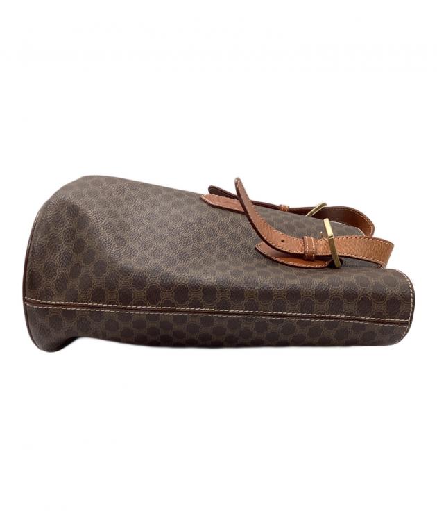 中古・古着通販】CELINE (セリーヌ) マカダム柄トートバッグ ブラウン