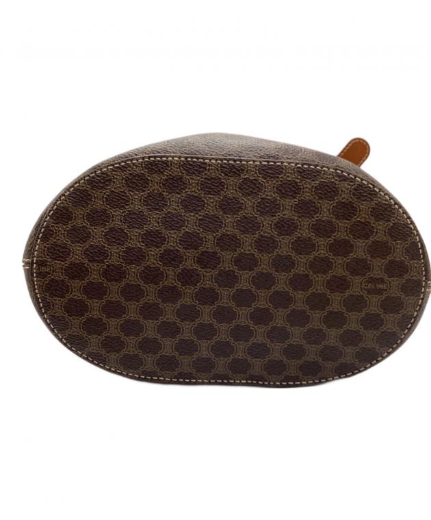中古・古着通販】CELINE (セリーヌ) マカダム柄トートバッグ ブラウン