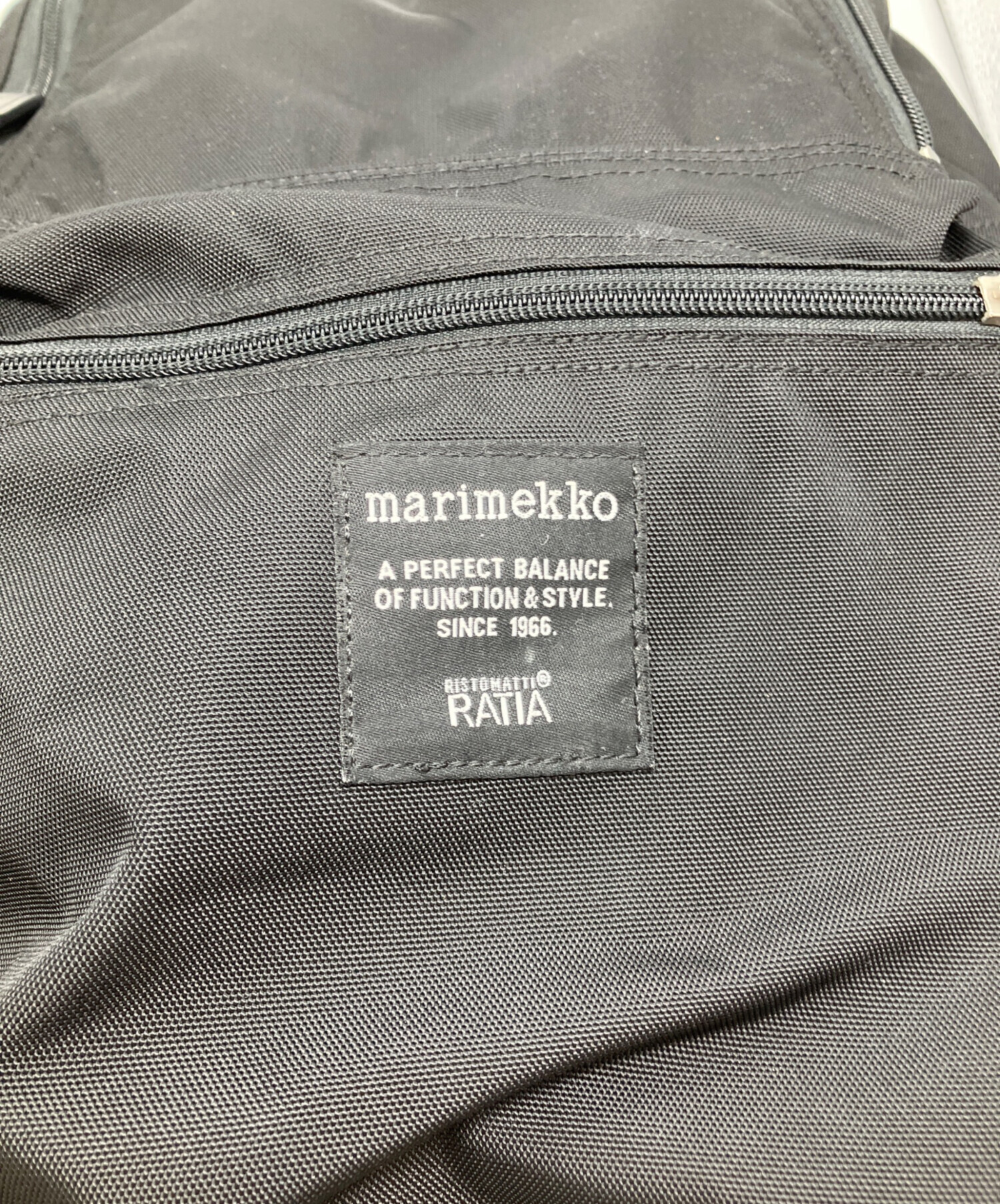 中古・古着通販】marimekko (マリメッコ) BUDDY ROADIE ブラック