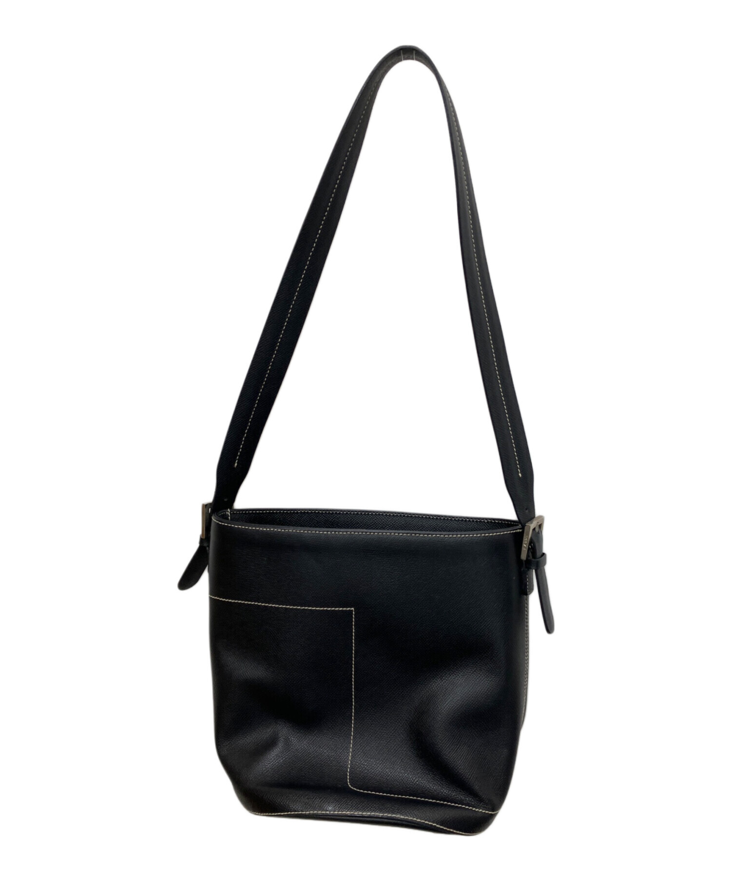 中古・古着通販】BALLY (バリー) バケツ型ショルダーバッグ ブラック