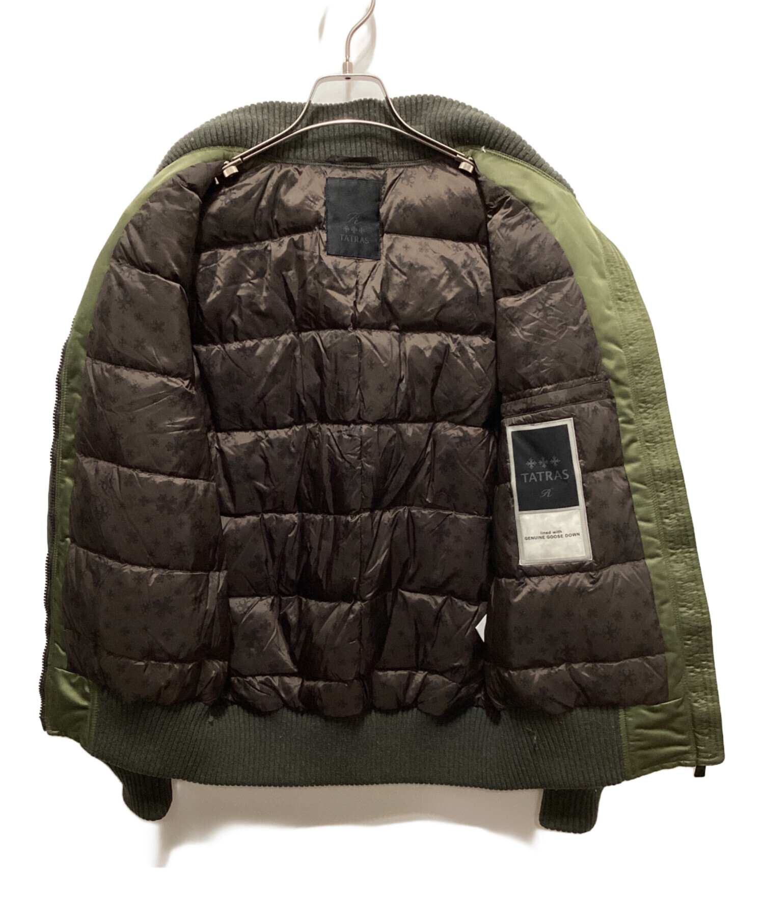 中古・古着通販】TATRAS (タトラス) ブルゾン カーキ サイズ:03