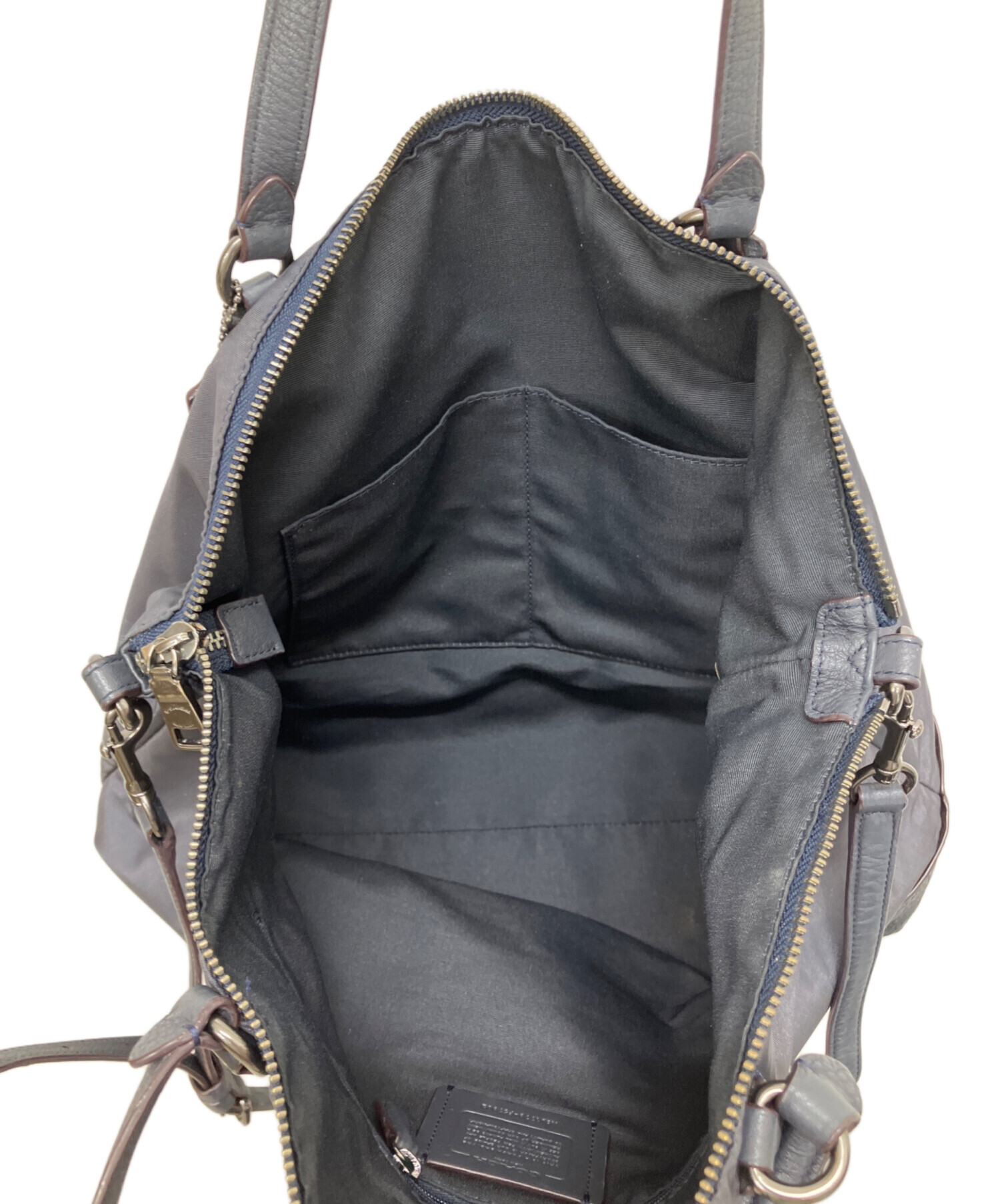 中古・古着通販】COACH (コーチ) 2WAYバッグ グレー｜ブランド・古着