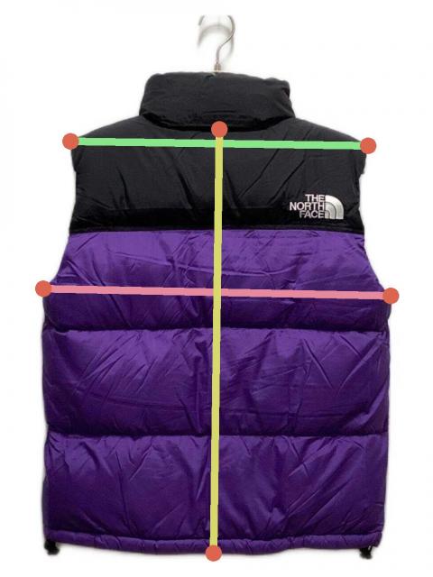 THE NORTH FACE 黒 ダウンベスト Mサイズ　紫タグ 中古・古着通販】THE NORTH FACE (ザ ノース フェイス) Nuptse Vest