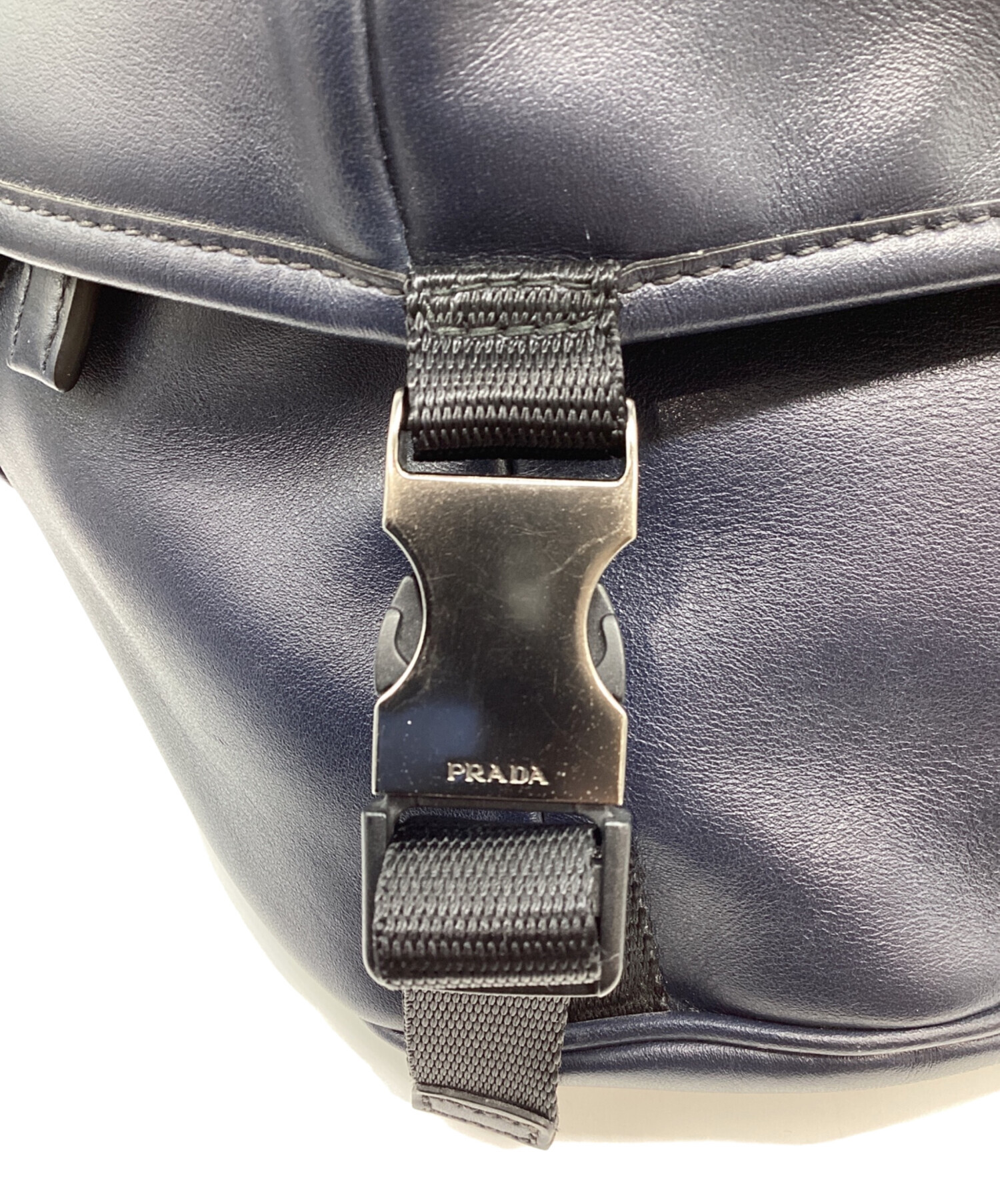 中古・古着通販】PRADA (プラダ) ショルダーバッグ ネイビー｜ブランド