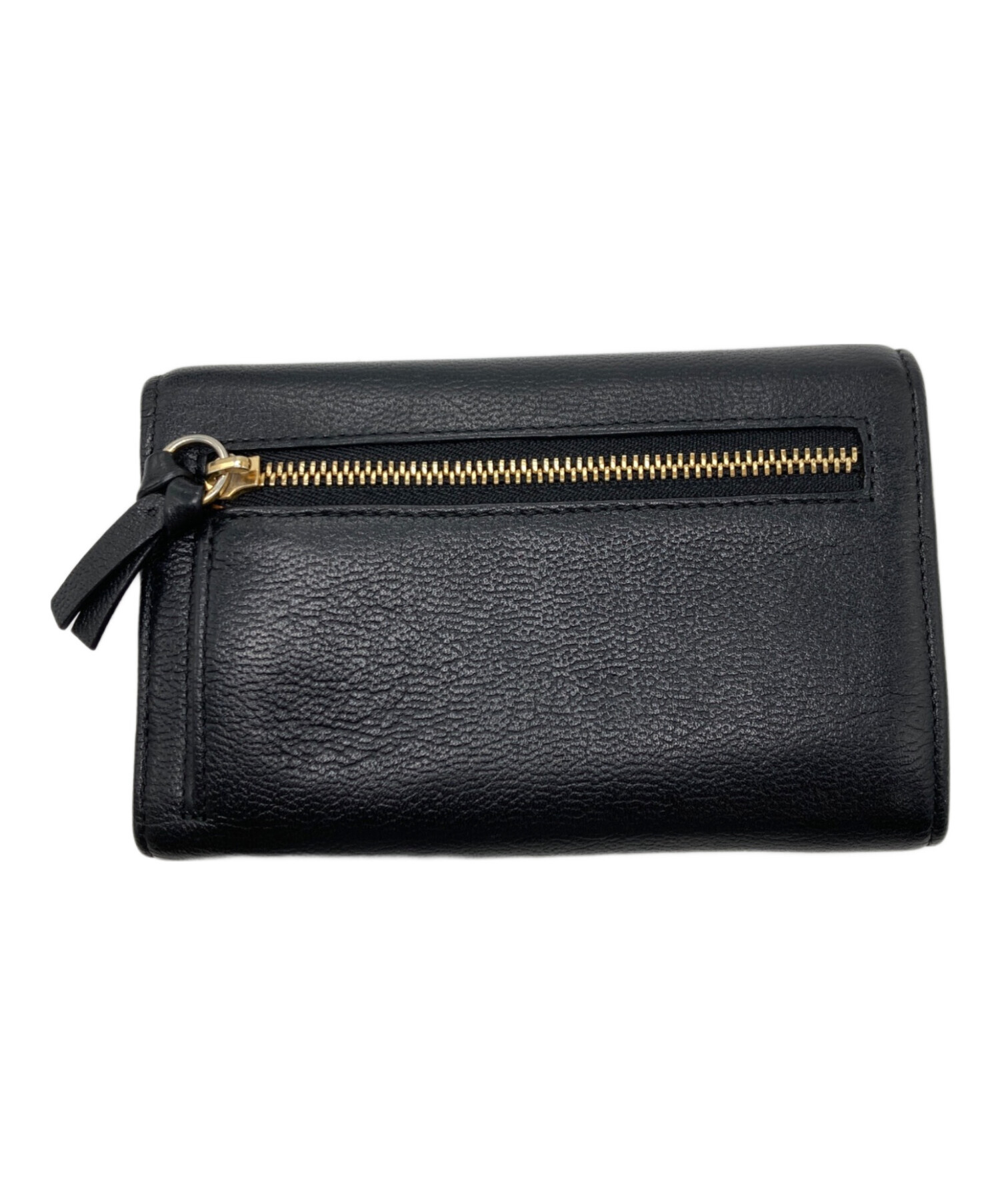 中古・古着通販】SEE BY CHLOE (シーバイクロエ) 3つ折り財布 ブラック 中古・古着通販】SEE BY CHLOE (シーバイクロエ) 3つ折り財布 ブラック