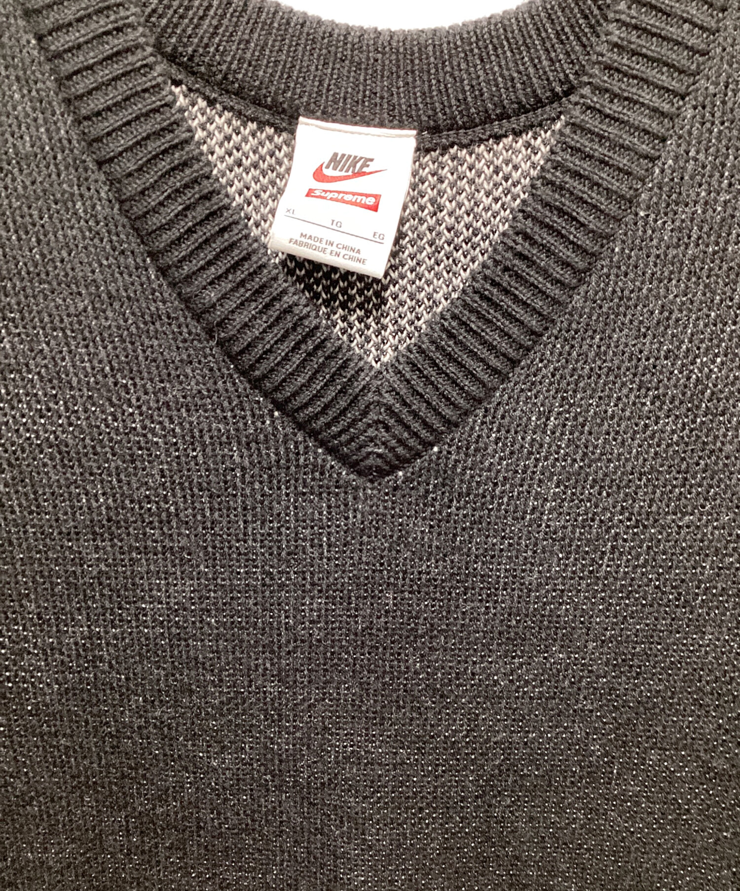 中古・古着通販】NIKE (ナイキ) Supreme (シュプリーム) Sweater Vest