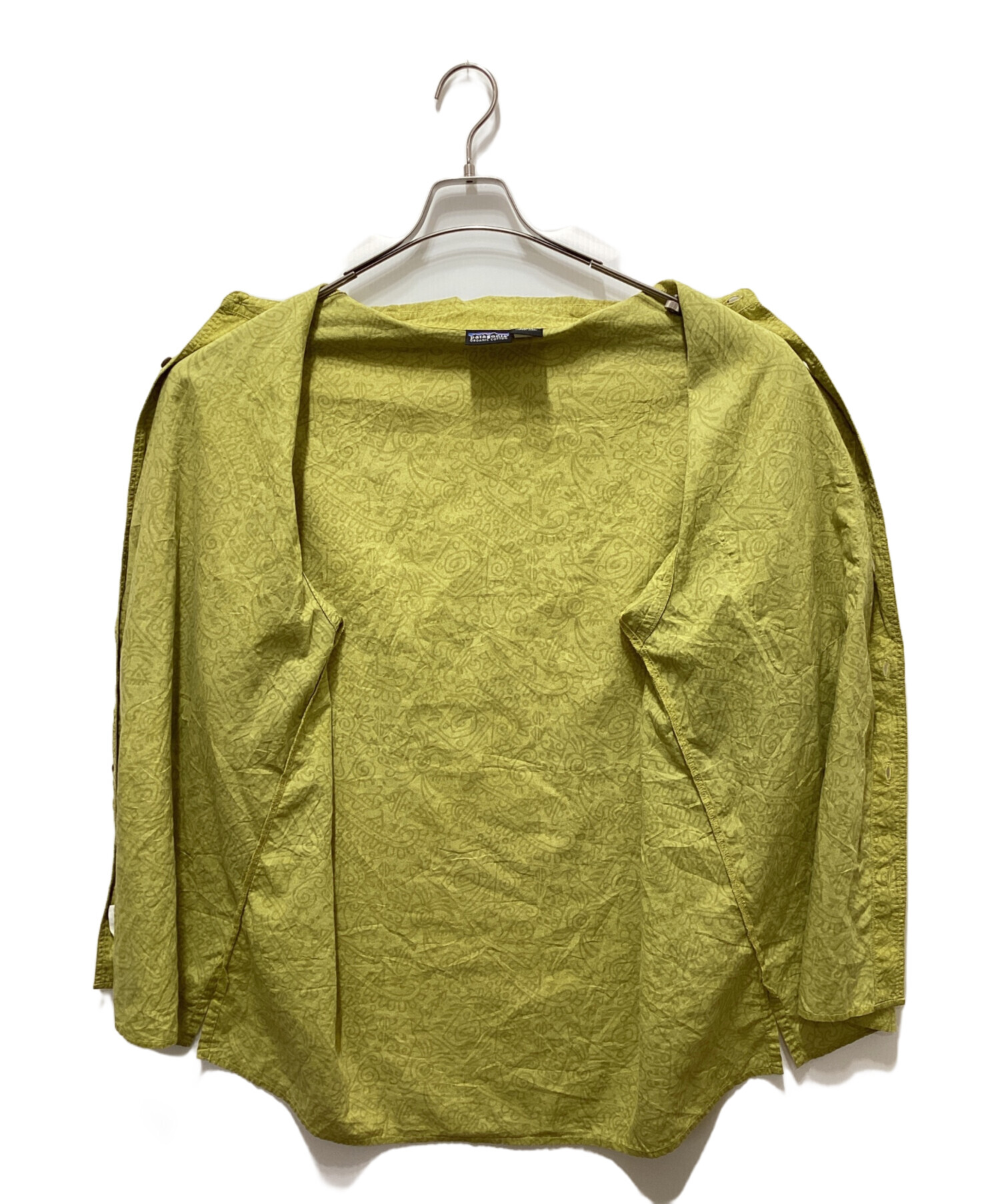 中古・古着通販】Patagonia (パタゴニア) 90`s総柄半袖シャツ イエロー