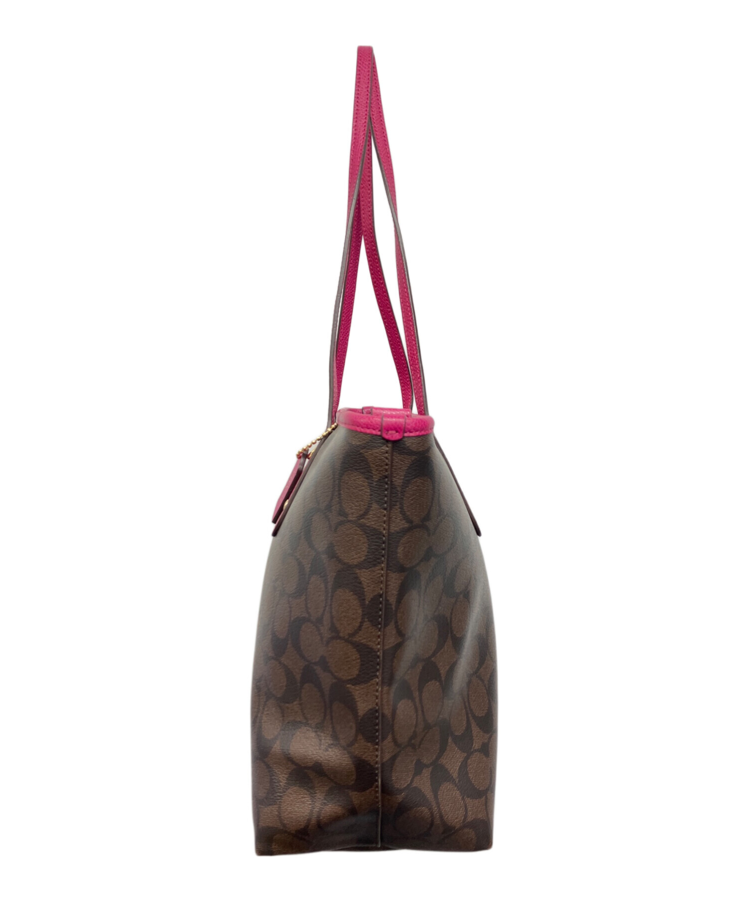 中古・古着通販】COACH (コーチ) シグネチャートートバッグ ブラウン