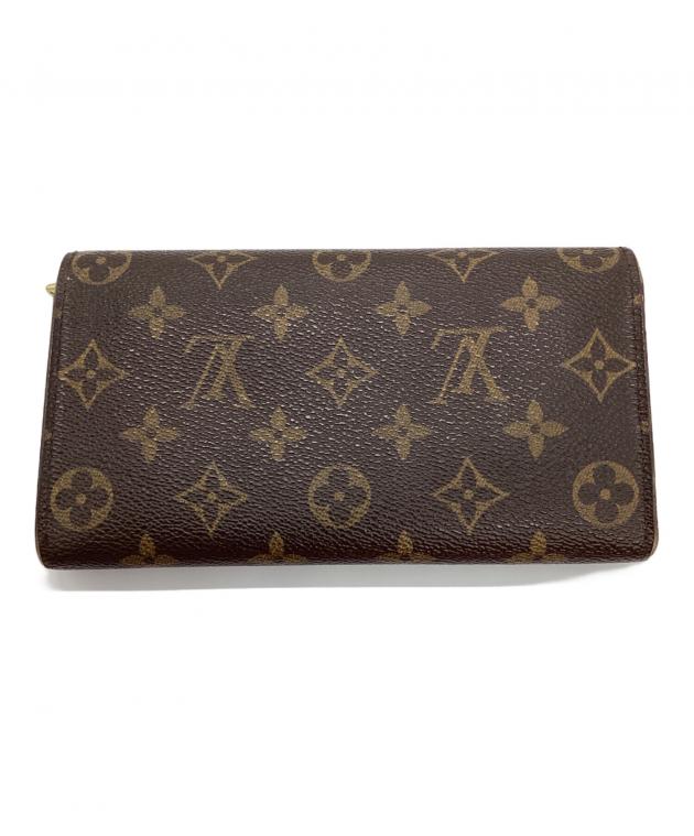 Louis Vuitton 長財布 ブラウン レザー　中古品 中古・古着通販】LOUIS VUITTON (ルイ ヴィトン) 長財布 ブラウン