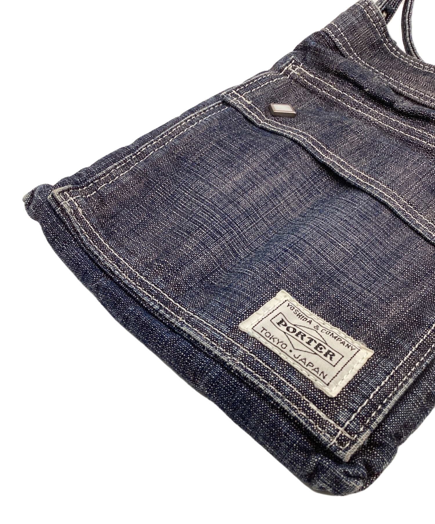 中古・古着通販】PORTER (ポーター) オンス スタッズデニムショルダー