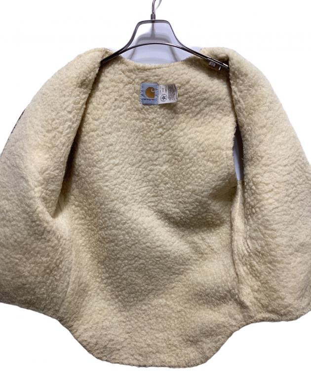 中古・古着通販】CarHartt (カーハート) ダック地ベスト ベージュ