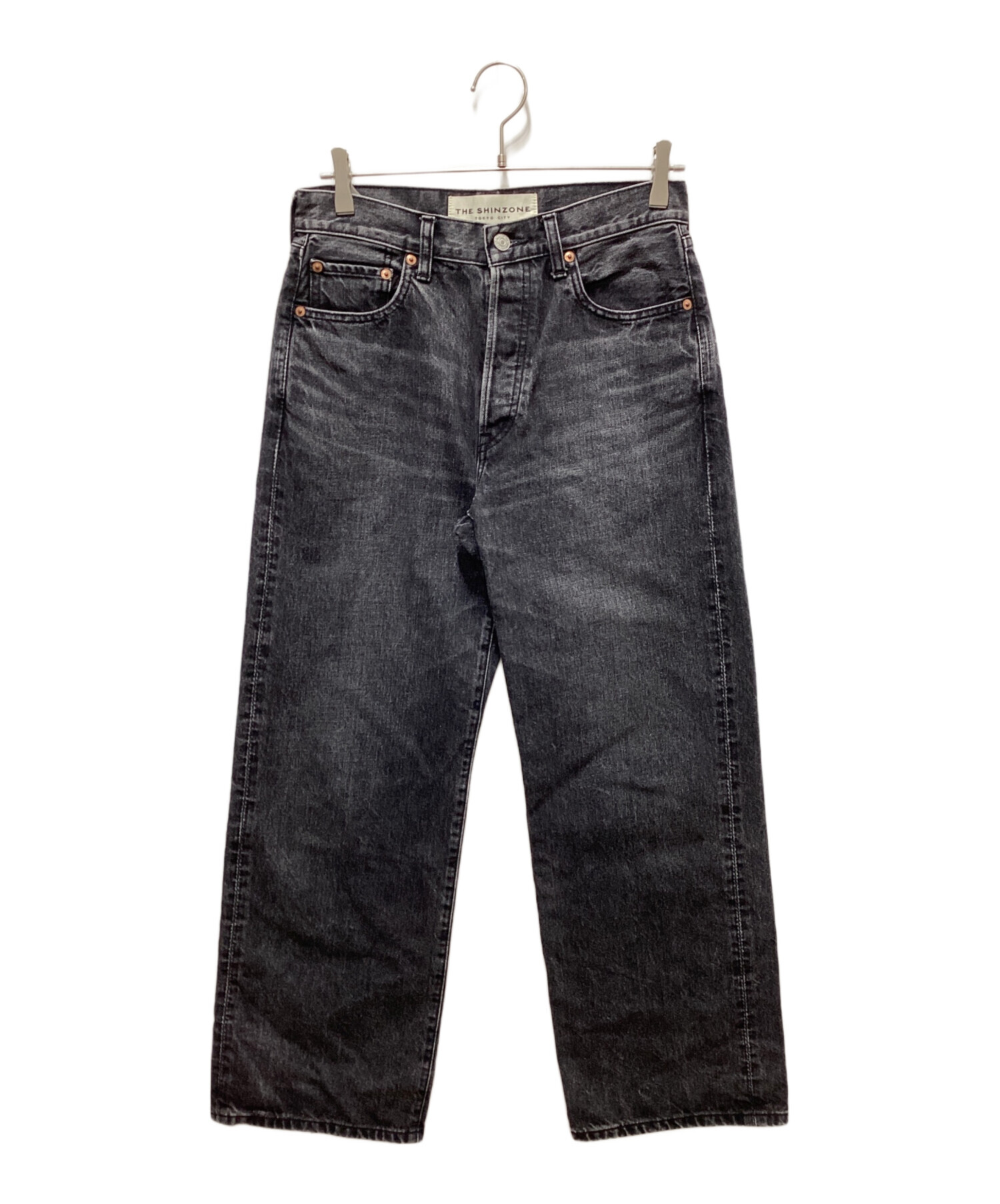THE SHINZONE バギージーンズ 34 中古・古着通販】THE SHINZONE (ザ シンゾーン) BAGGY JEANS グレー