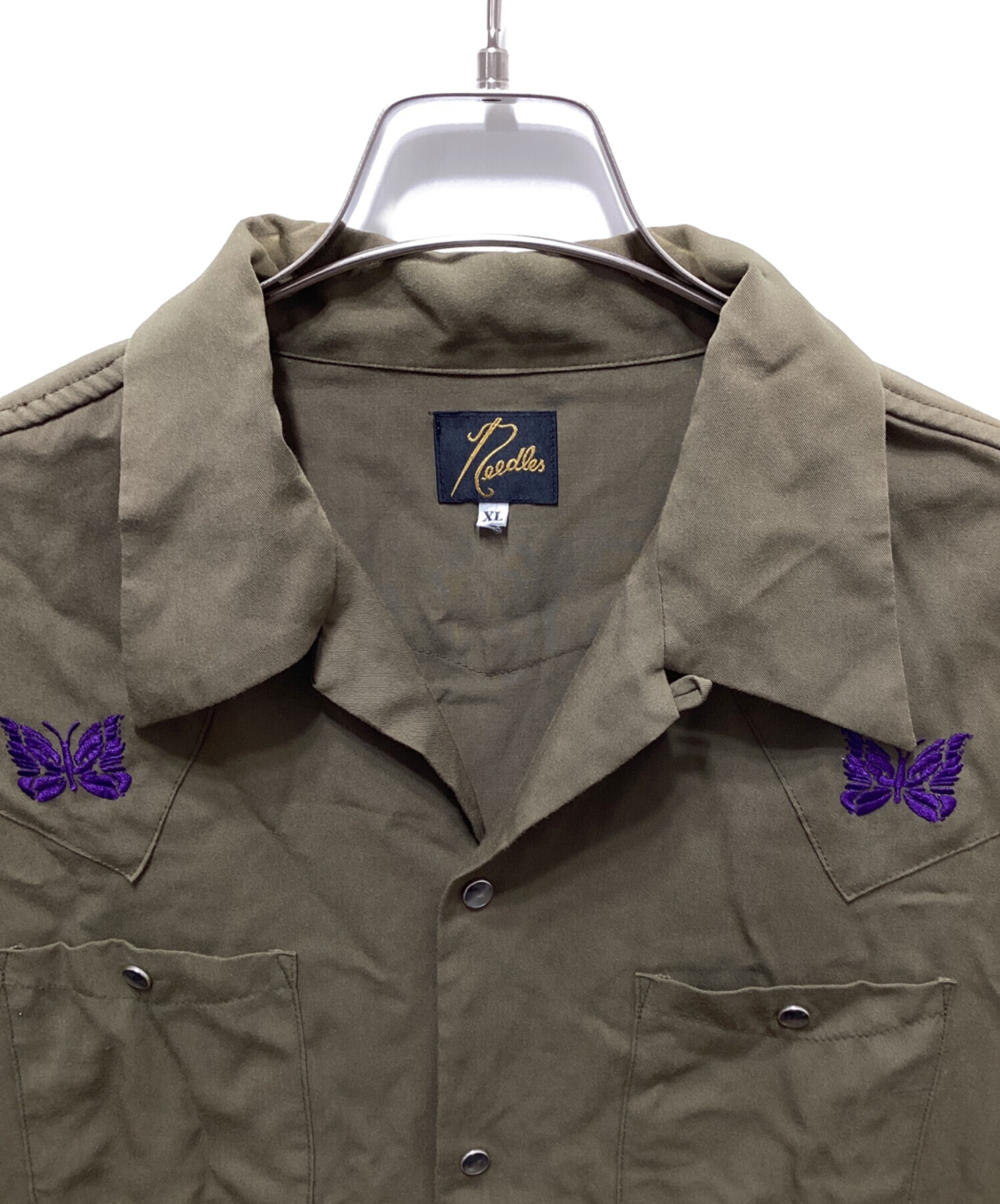 D*玉様 未着用 Needles ニードルズ S/S Classic Shirt 中古・古着通販】Needles (ニードルズ) S/S COWBOY ONE-UP SHIRT