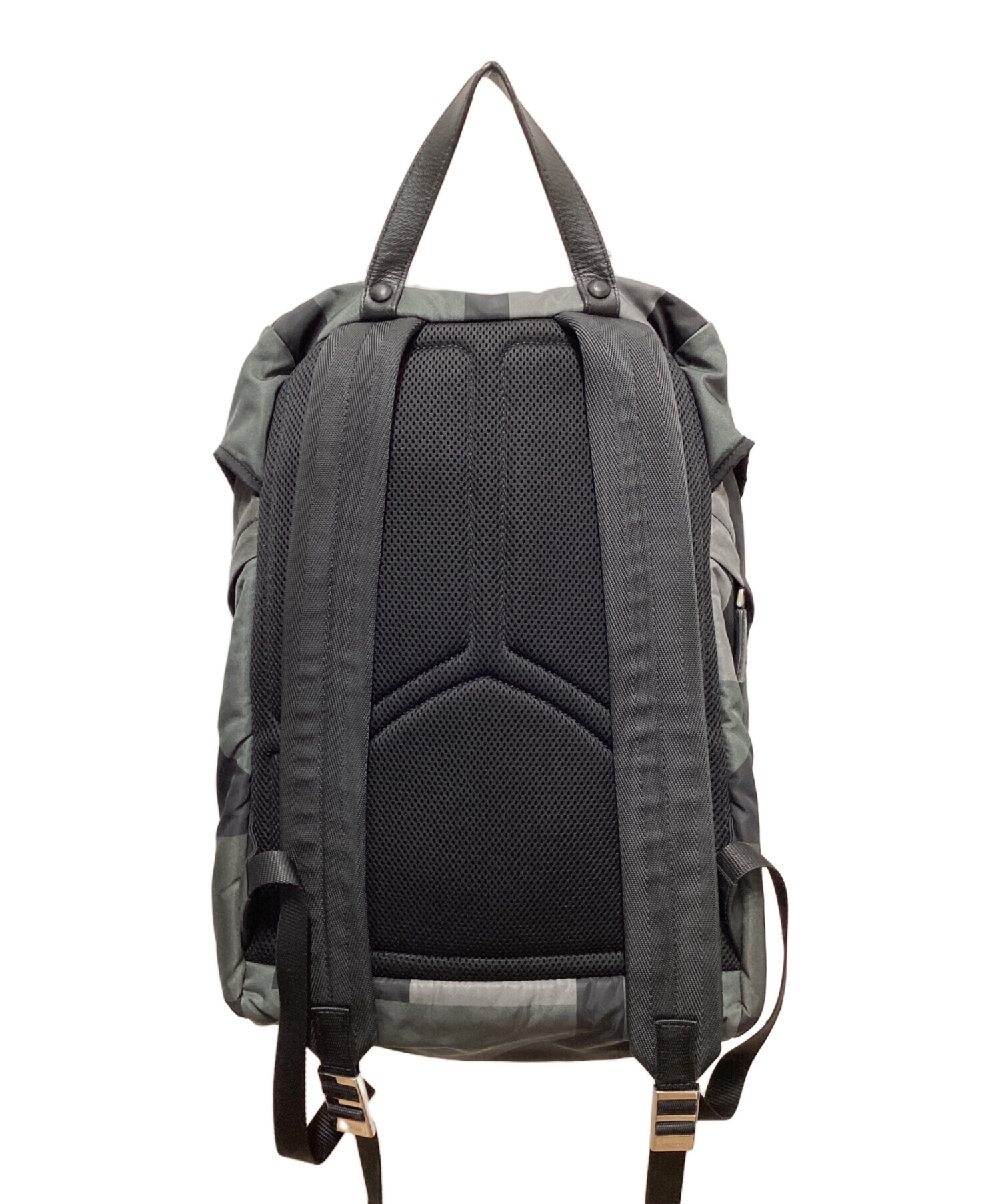 中古・古着通販】PRADA (プラダ) Re-Nylon 幾何学 バックパック カーキ