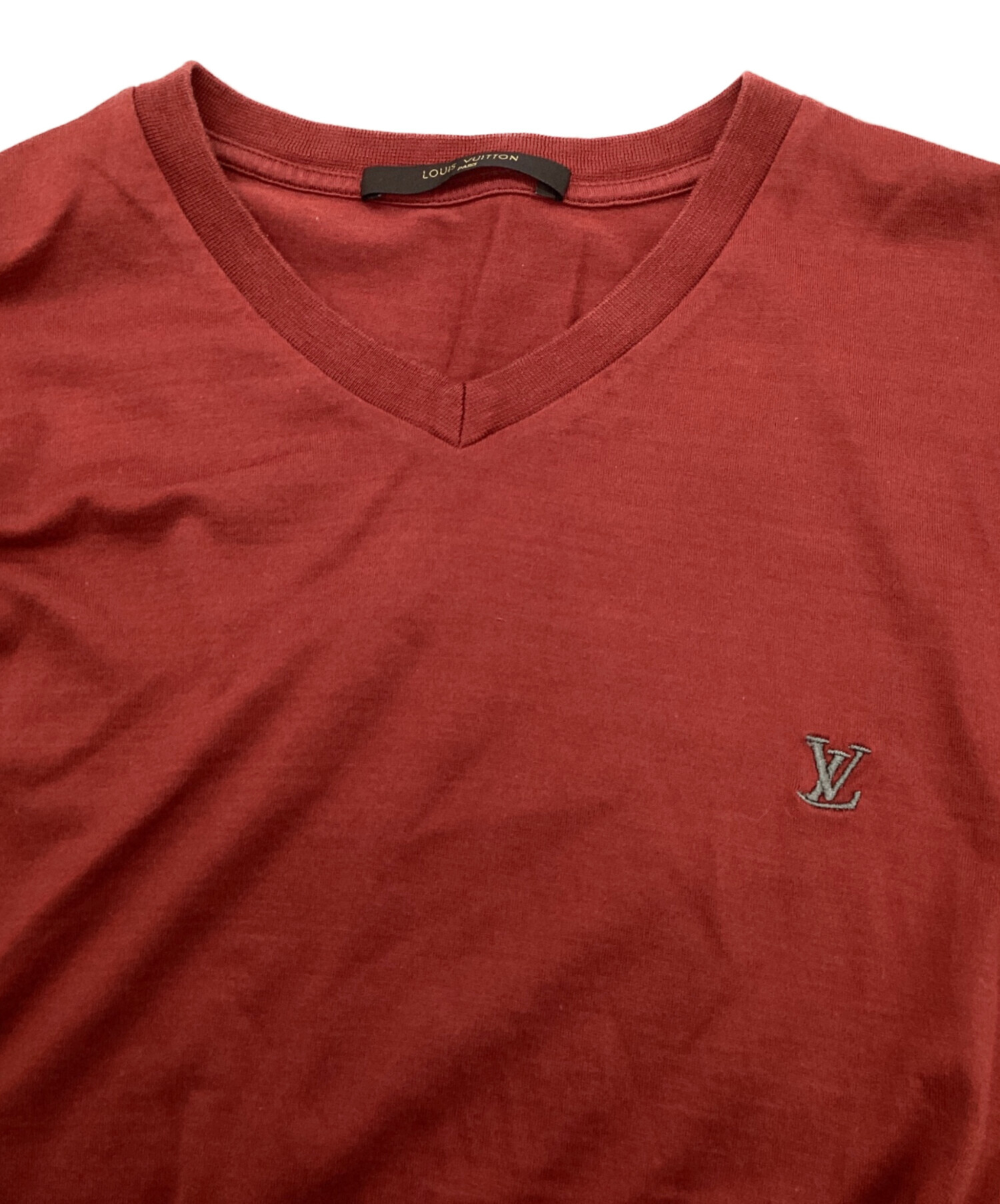 中古・古着通販】LOUIS VUITTON (ルイ ヴィトン) ロゴVネックTシャツ