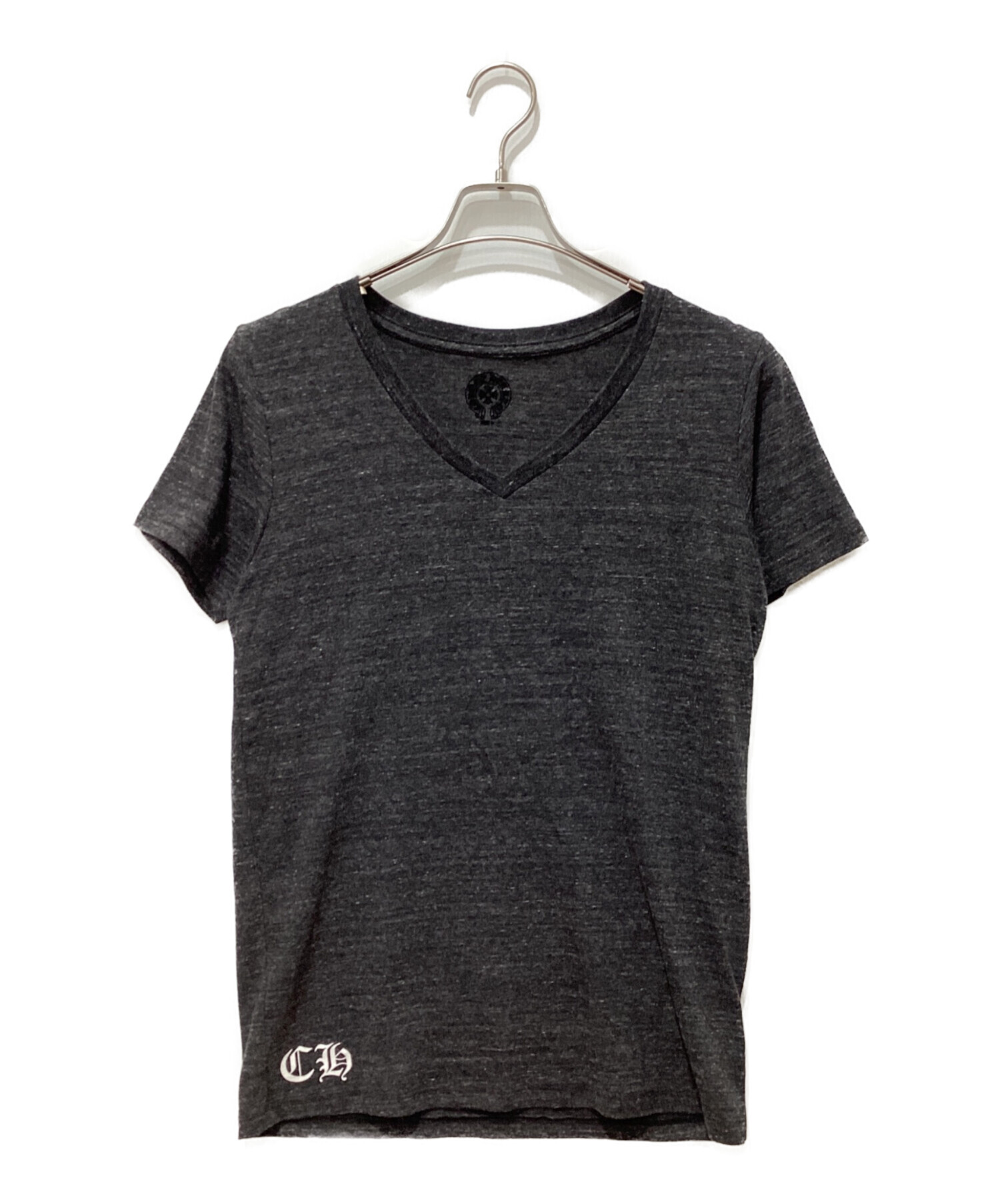 中古・古着通販】CHROME HEARTS (クロムハーツ) VネックTシャツ