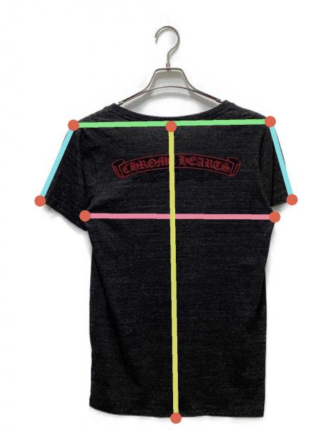 中古・古着通販】CHROME HEARTS (クロムハーツ) VネックTシャツ
