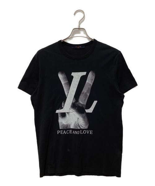 美品 ルイヴィトン PEACE AND LOVE バイカラー Tシャツ 中古・古着通販】LOUIS VUITTON (ルイ ヴィトン) PEACE AND LOVE T