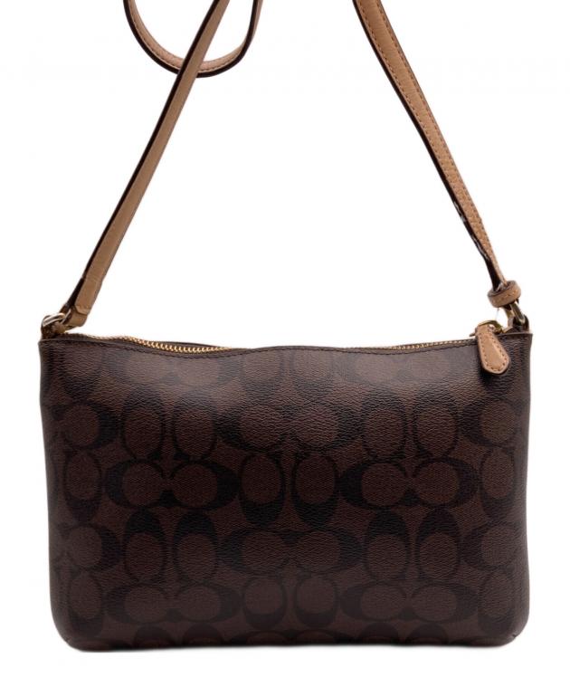 COACHコーチ　シグネチャーショルダーバッグ 中古・古着通販】COACH (コーチ) シグネチャーショルダーバッグ