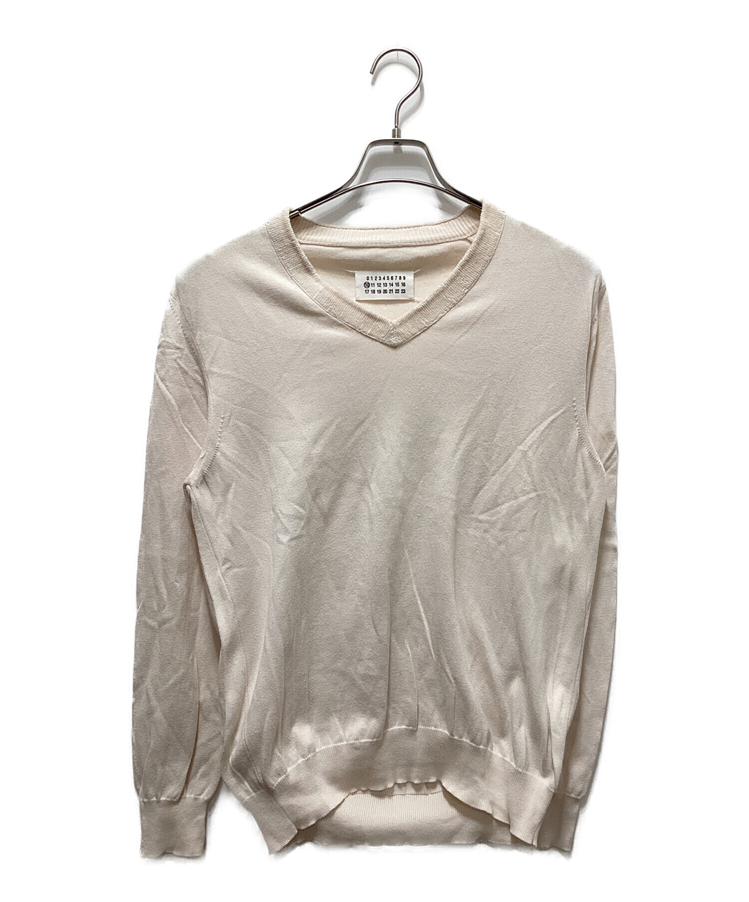中古・古着通販】Maison Margiela (メゾンマルジェラ) Vネックニット 