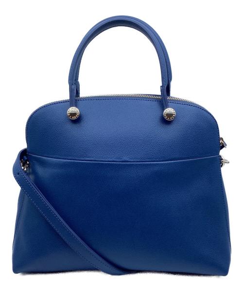 中古・古着通販】FURLA (フルラ) パイパー 2WAYハンドバッグ ブルー