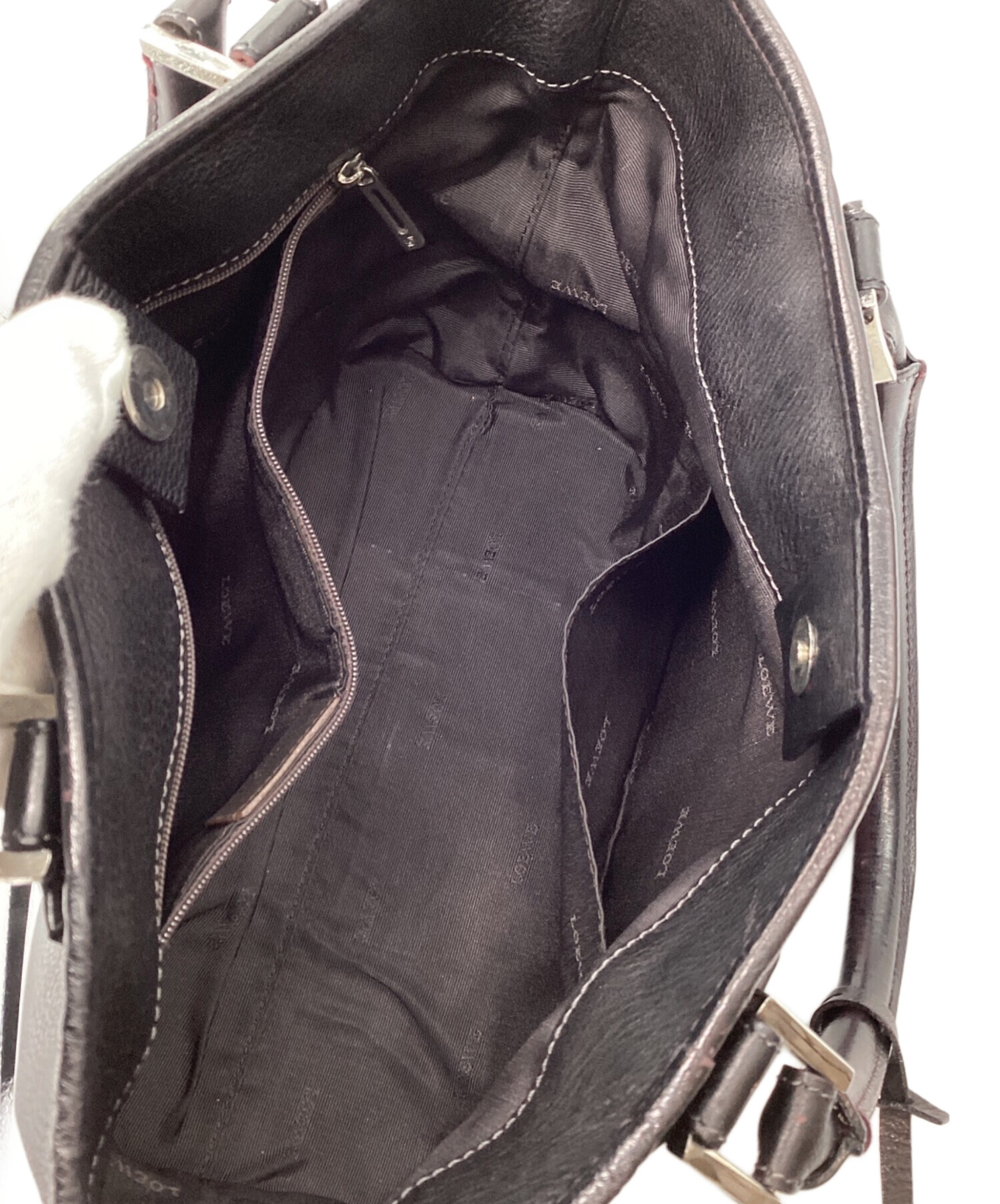 中古・古着通販】LOEWE (ロエベ) フスタアナグラムハンドバッグ