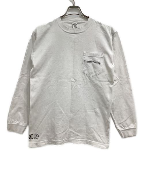 Chrome Hearts 長袖カットソー ホワイト　M オールドスクール 中古・古着通販】CHROME HEARTS (クロムハーツ) 長袖カットソー