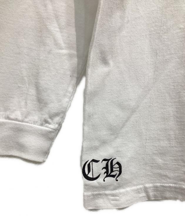 Chrome Hearts 長袖カットソー ホワイト　M オールドスクール 中古・古着通販】CHROME HEARTS (クロムハーツ) 長袖カットソー