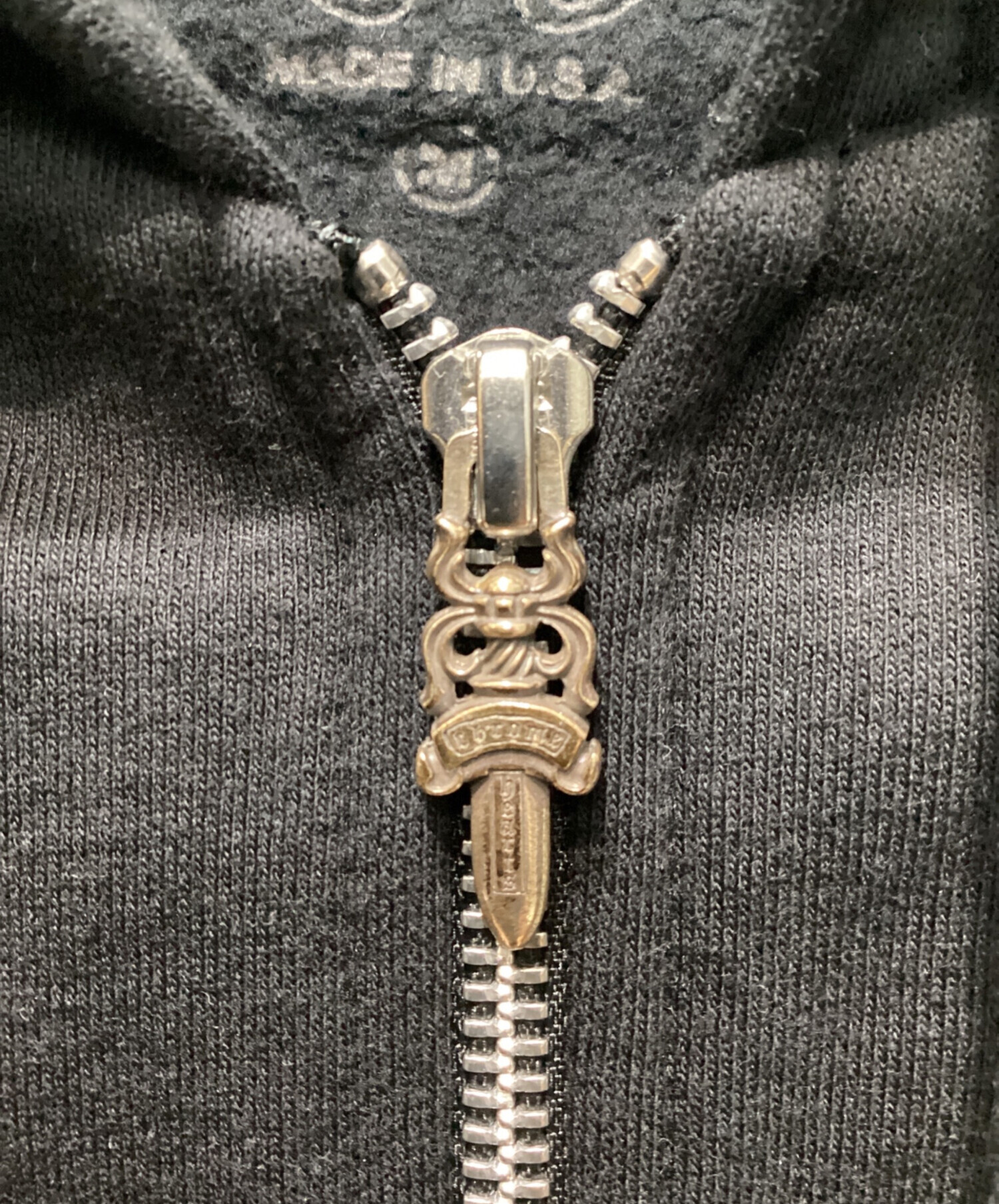 中古・古着通販】CHROME HEARTS (クロムハーツ) ダガージップパーカー