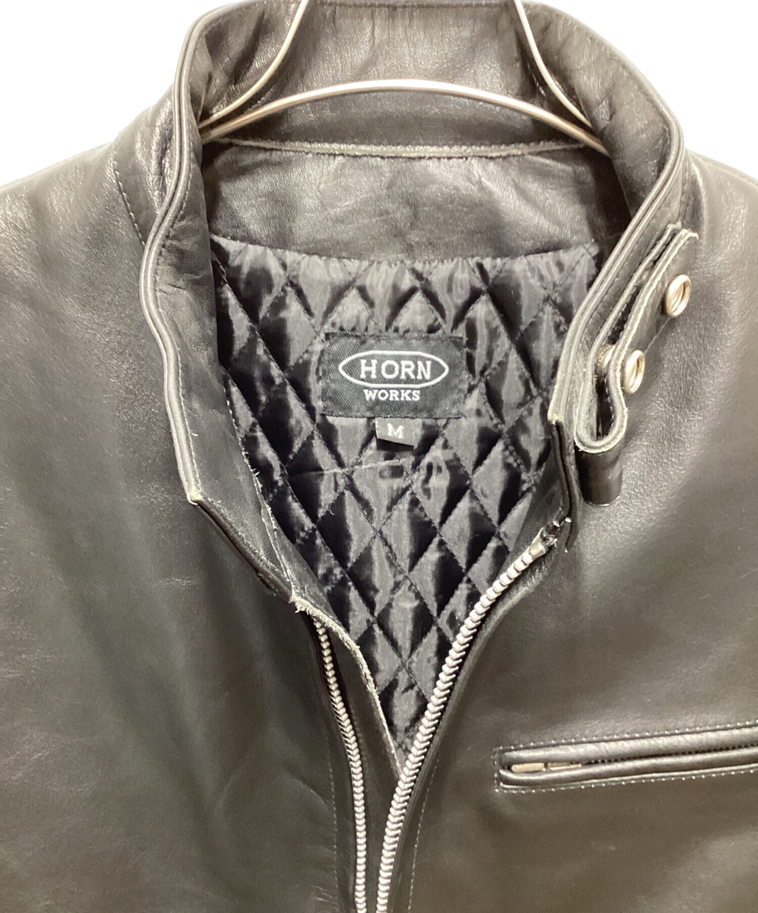 中古・古着通販】HORN WORKS (ホーンワークス) シングルライダース