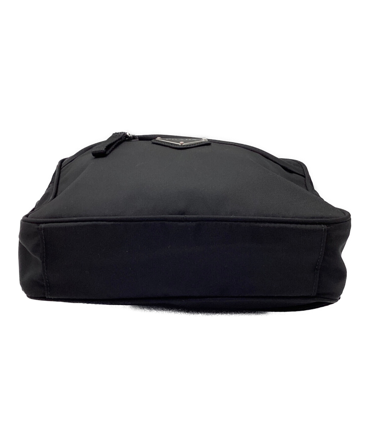 中古・古着通販】PRADA (プラダ) ナイロンウエストバッグ ブラック