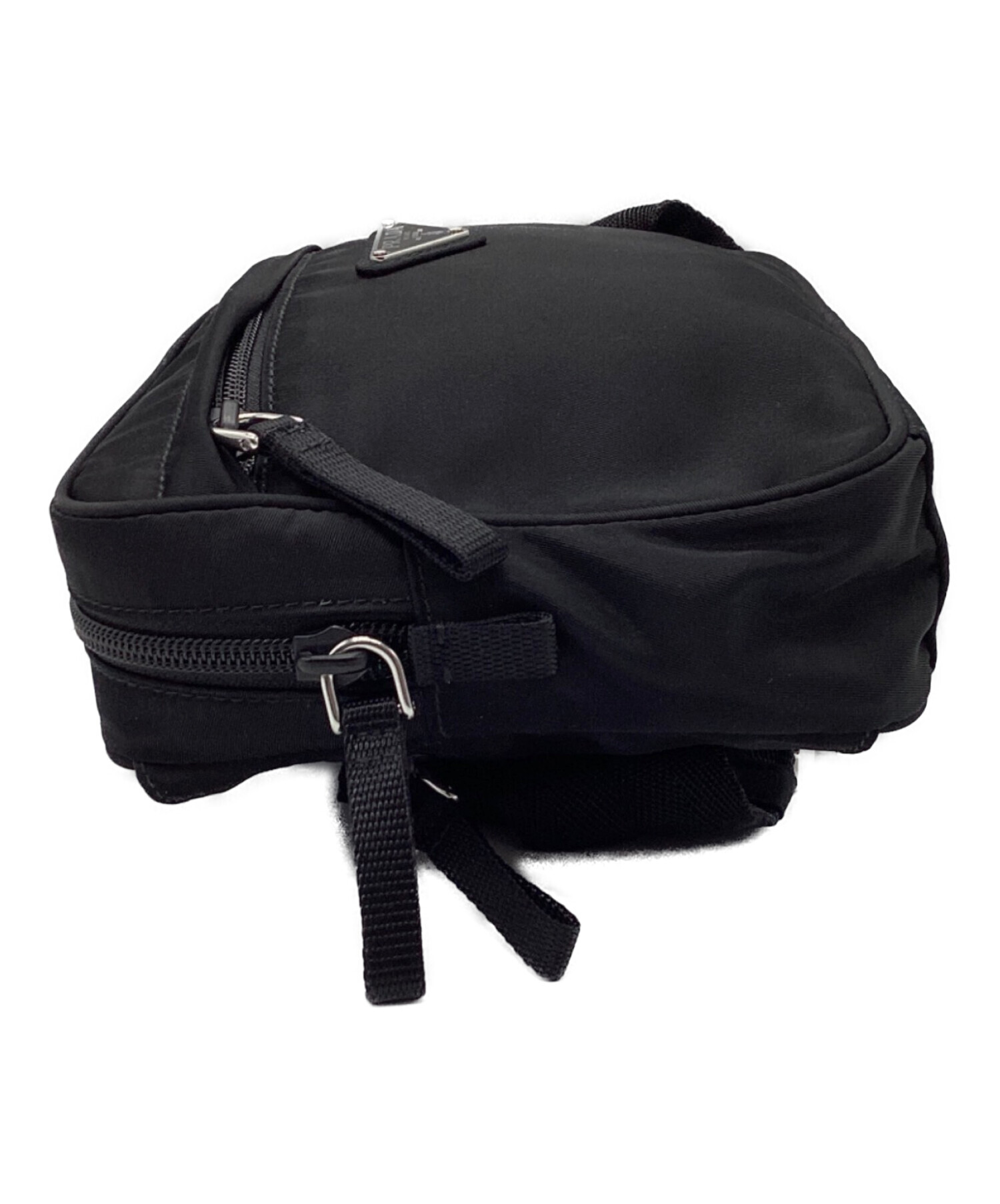 中古・古着通販】PRADA (プラダ) ナイロンウエストバッグ ブラック