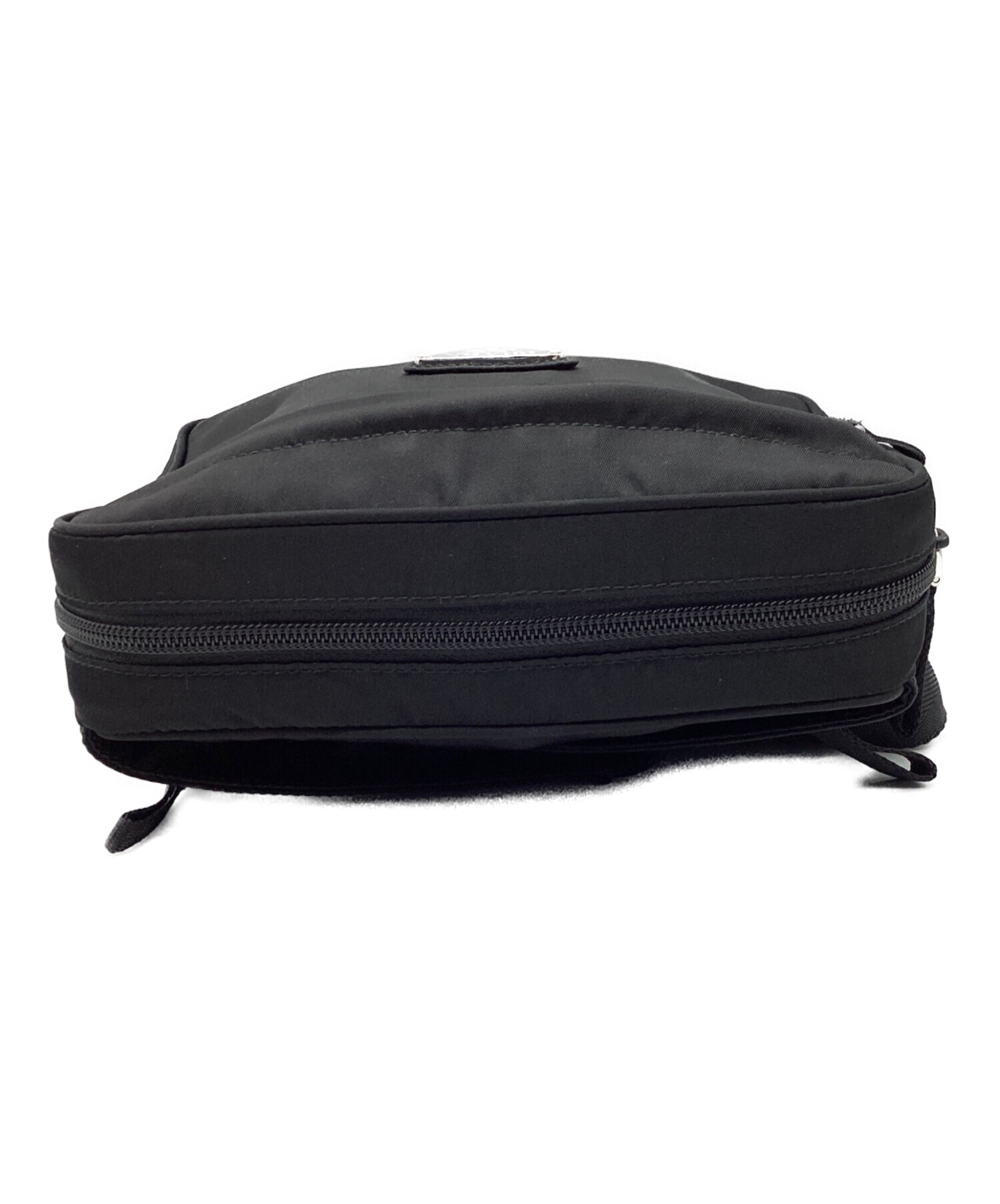 中古・古着通販】PRADA (プラダ) ナイロンウエストバッグ ブラック